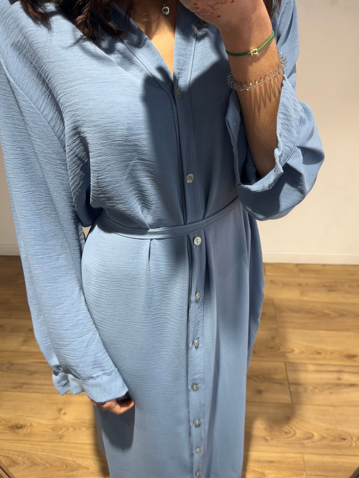 Robe chemise en coton - 5 coloris