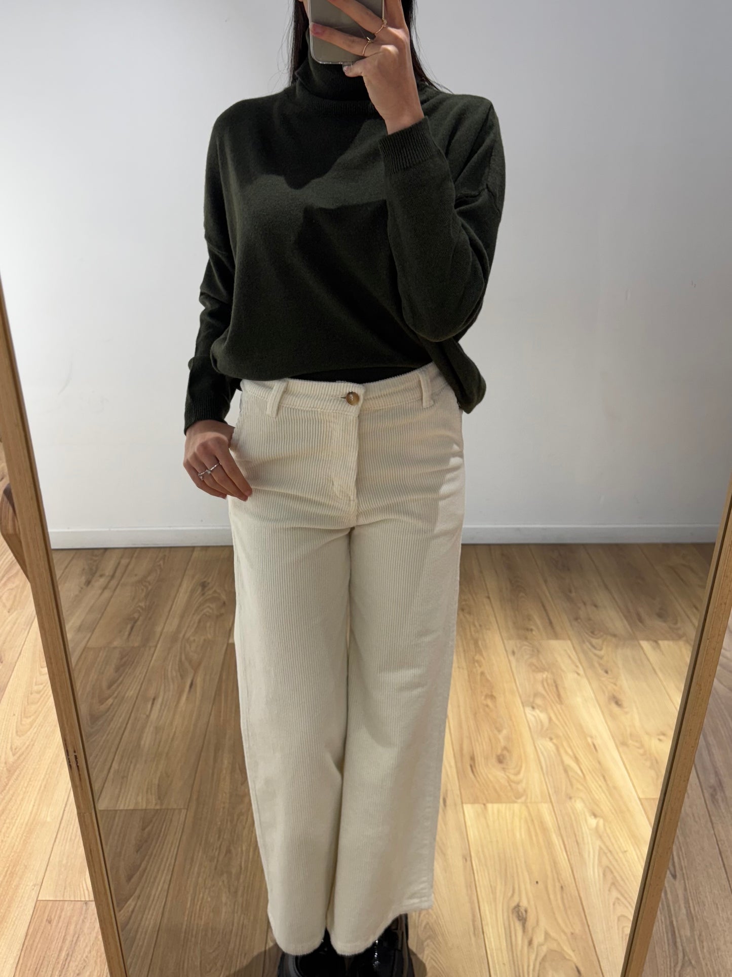Pantalon Velours Côtelé coupe cheville - 3 Coloris