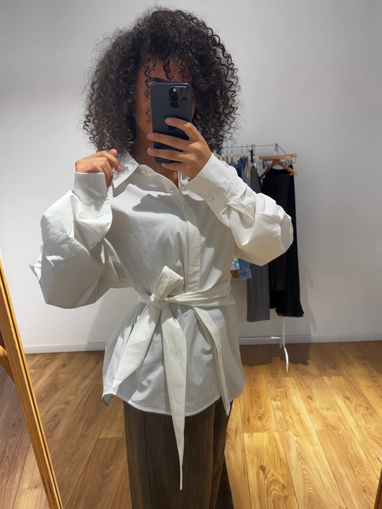 Chemise longue asymétrique Nouée - 2 Coloris