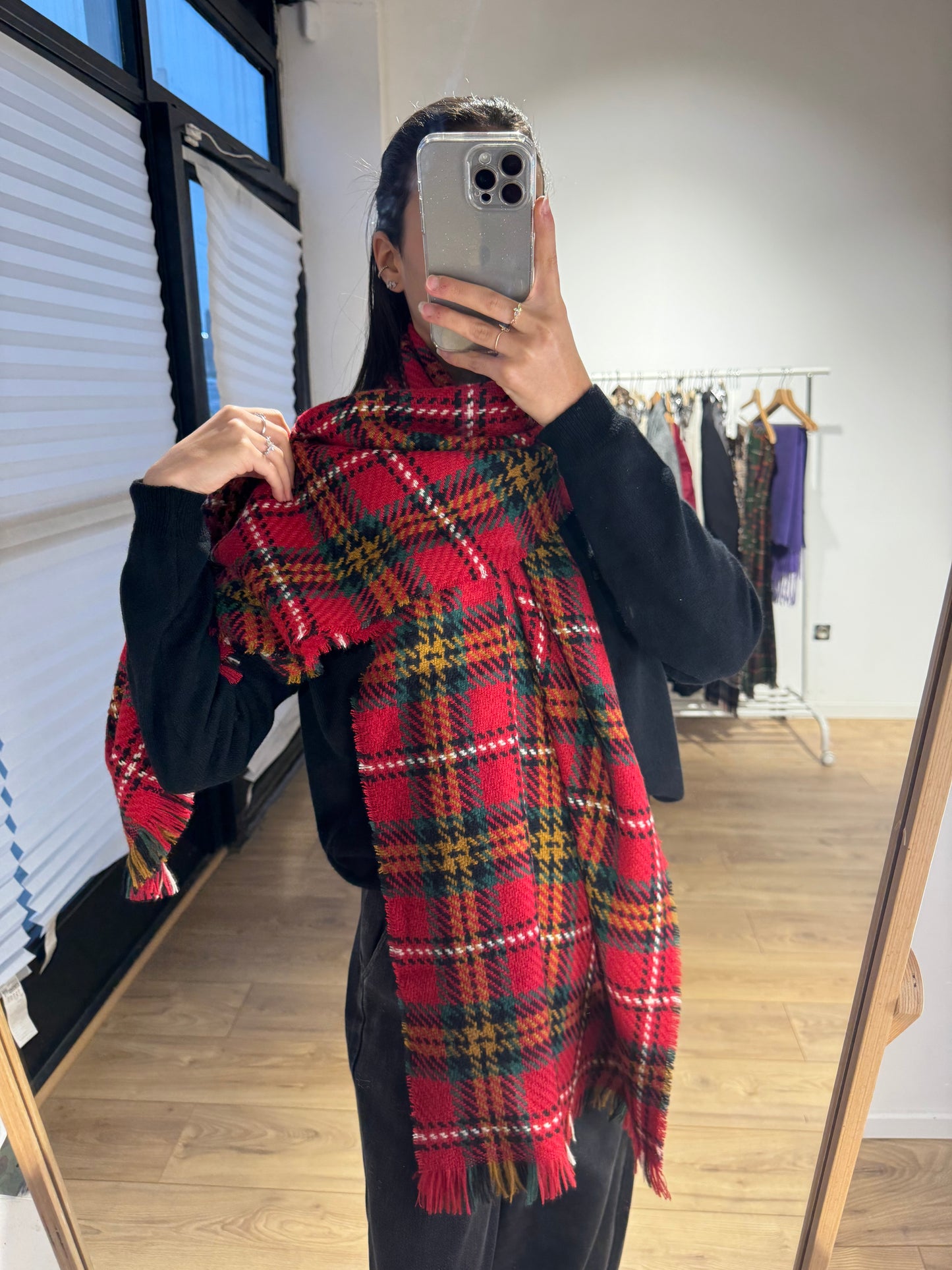 Echarpe XXL multicolore - 2 couleurs