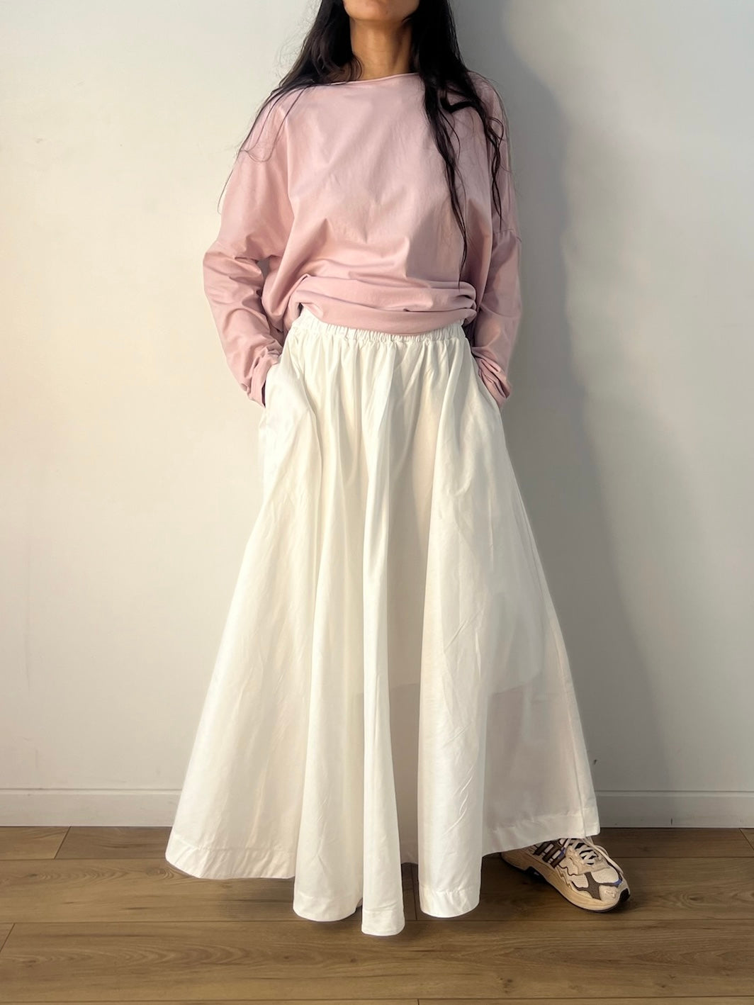 Jupe longue en 100% coton - 5 Coloris