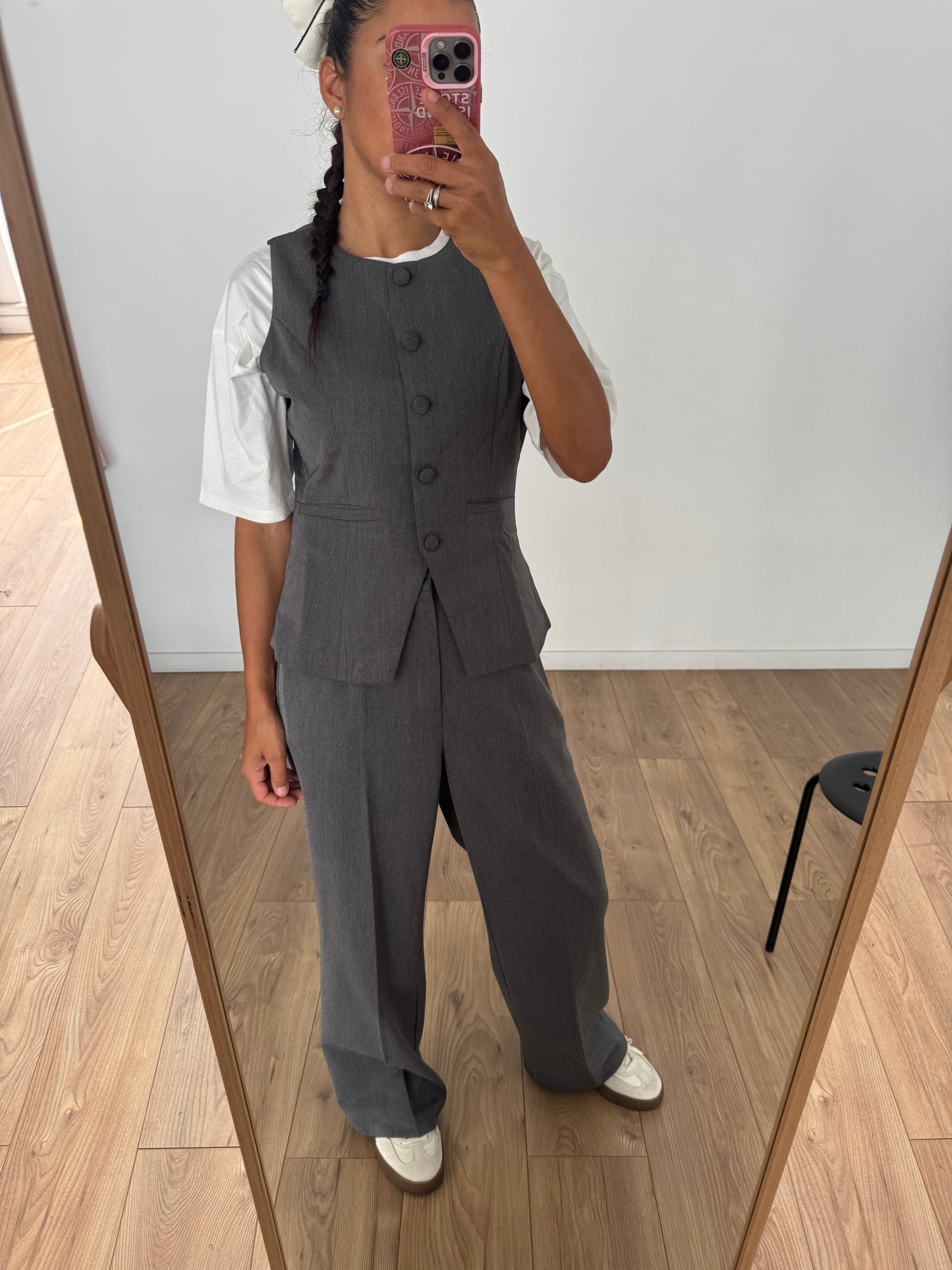 Ensemble Veste sans manche-2 Coloris
