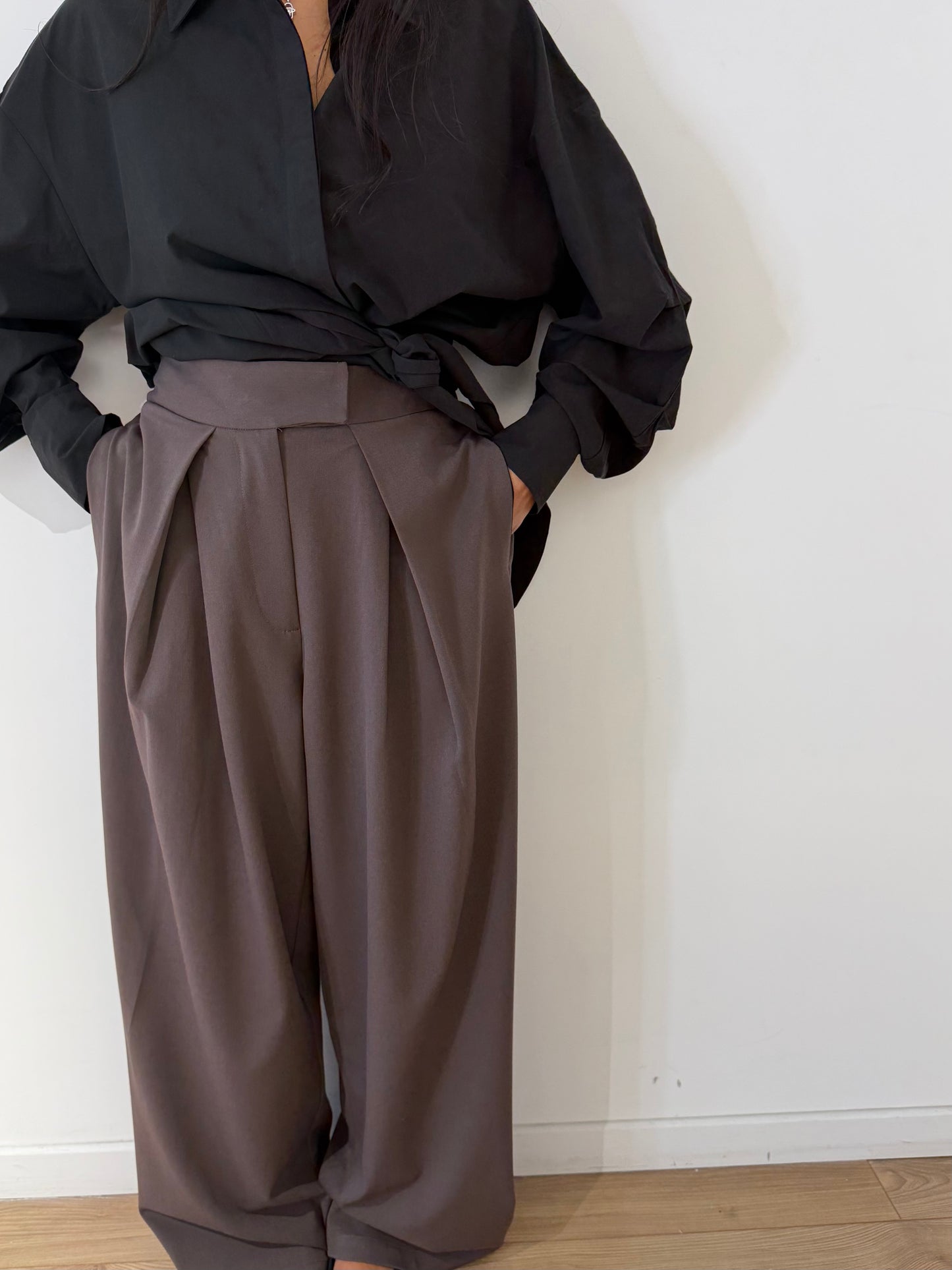 Pantalon ballon a plie