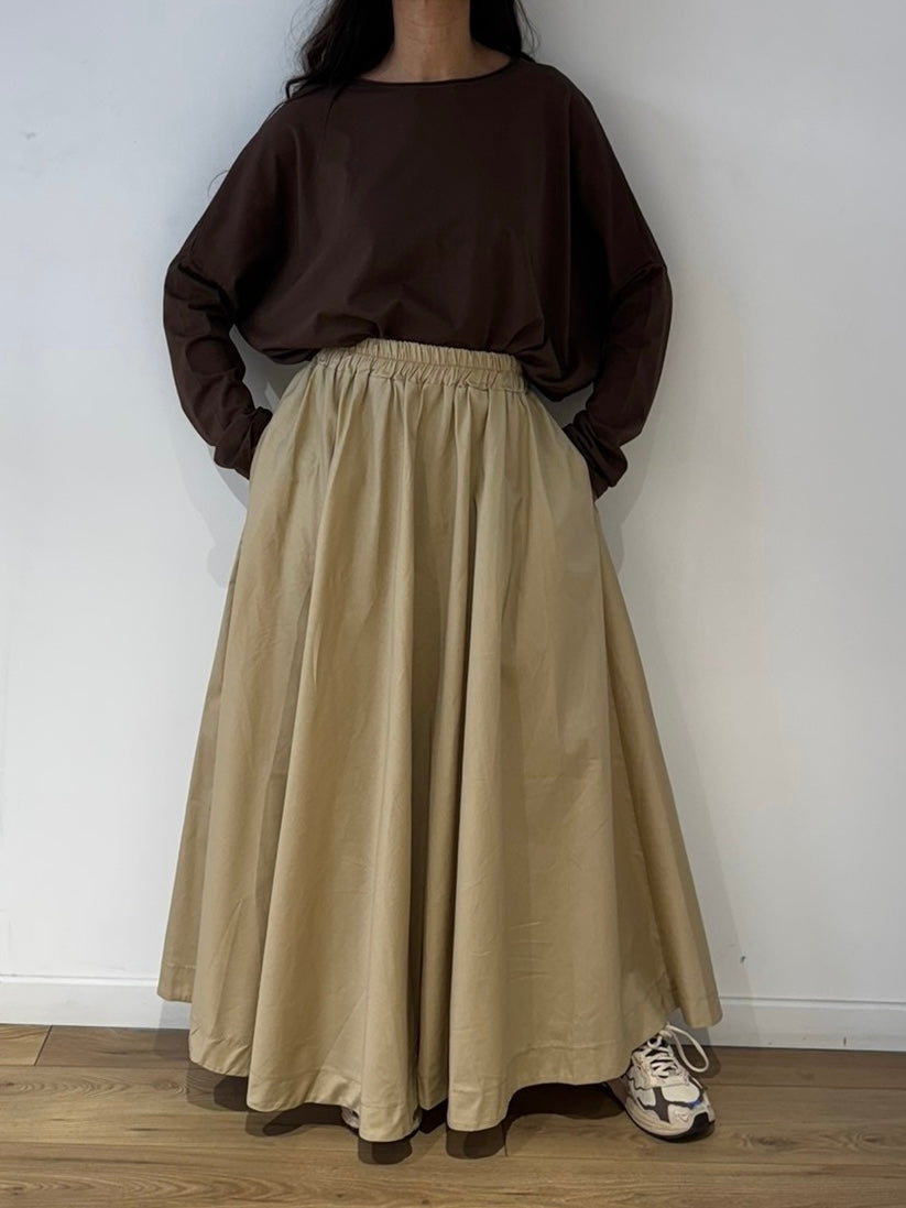 Jupe longue en 100% coton - 5 Coloris