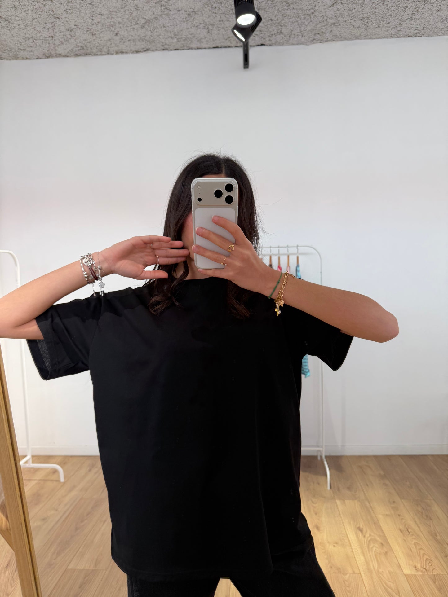 T-shirt Coupe Oversize – Col Rond & Manches Courtes
