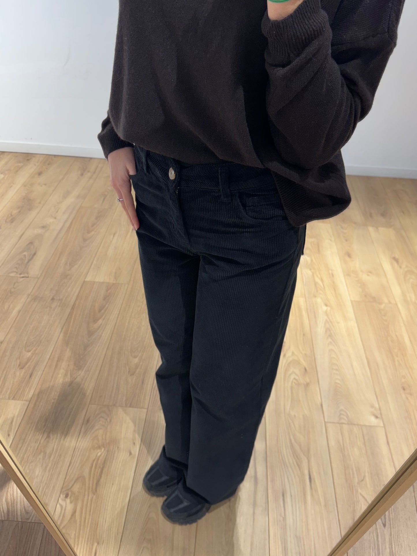 Pantalon Velour Côtelé Droit - 4 Coloris
