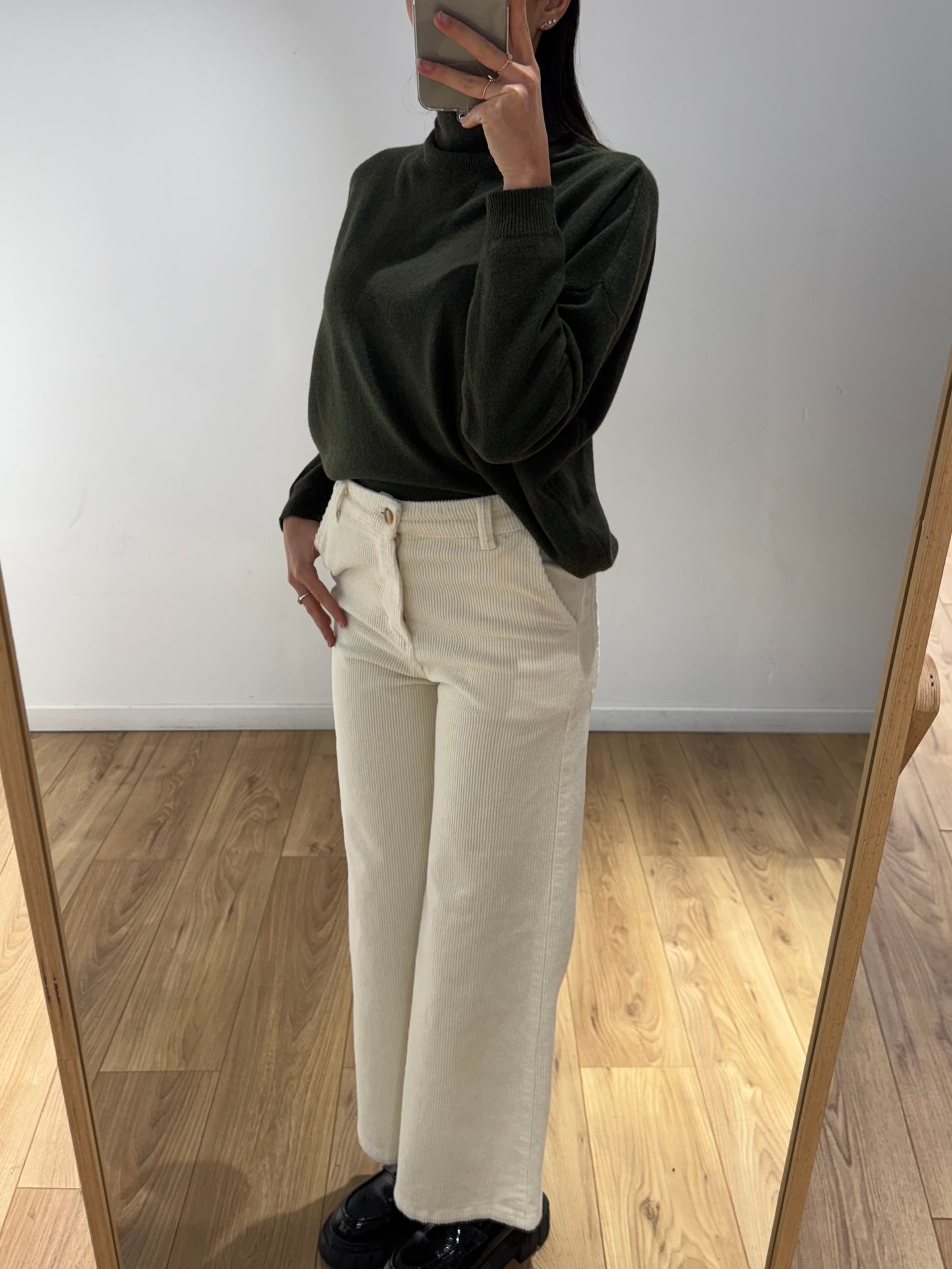 Pantalon Velours Côtelé coupe cheville - 3 Coloris
