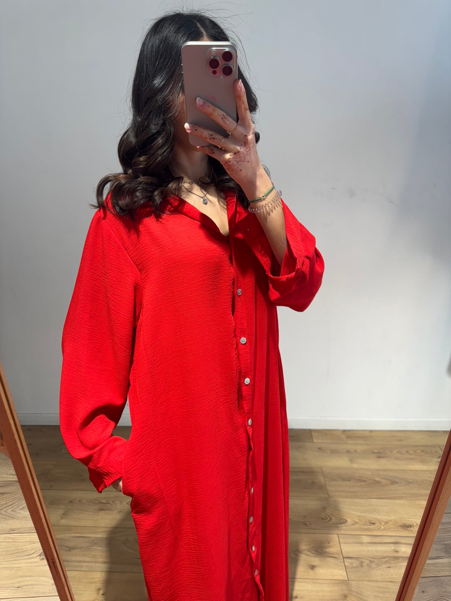 Robe chemise en coton - 5 coloris