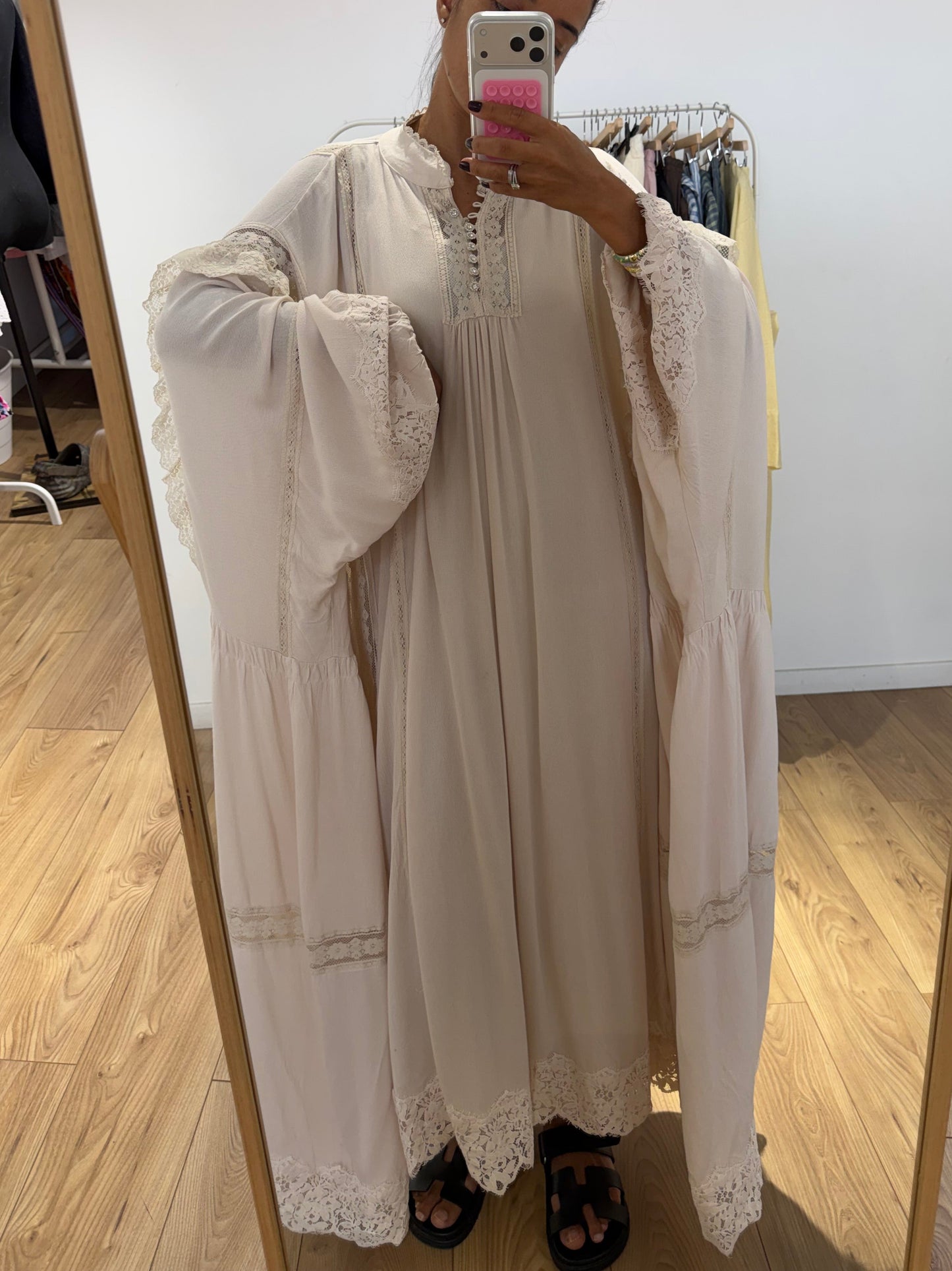 Collection Premium – Robe bohème Coachella avec ceinture