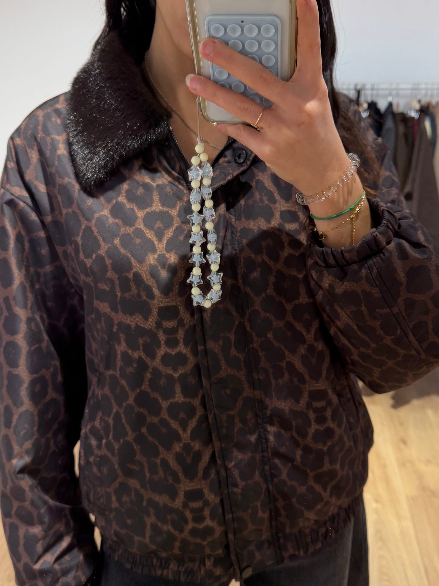 Veste Léopard fourrure