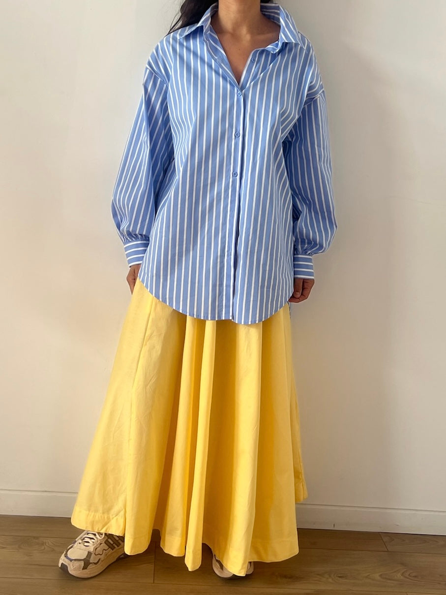 Chemise rayée bleu/ rouge/blanc - 3 coloris