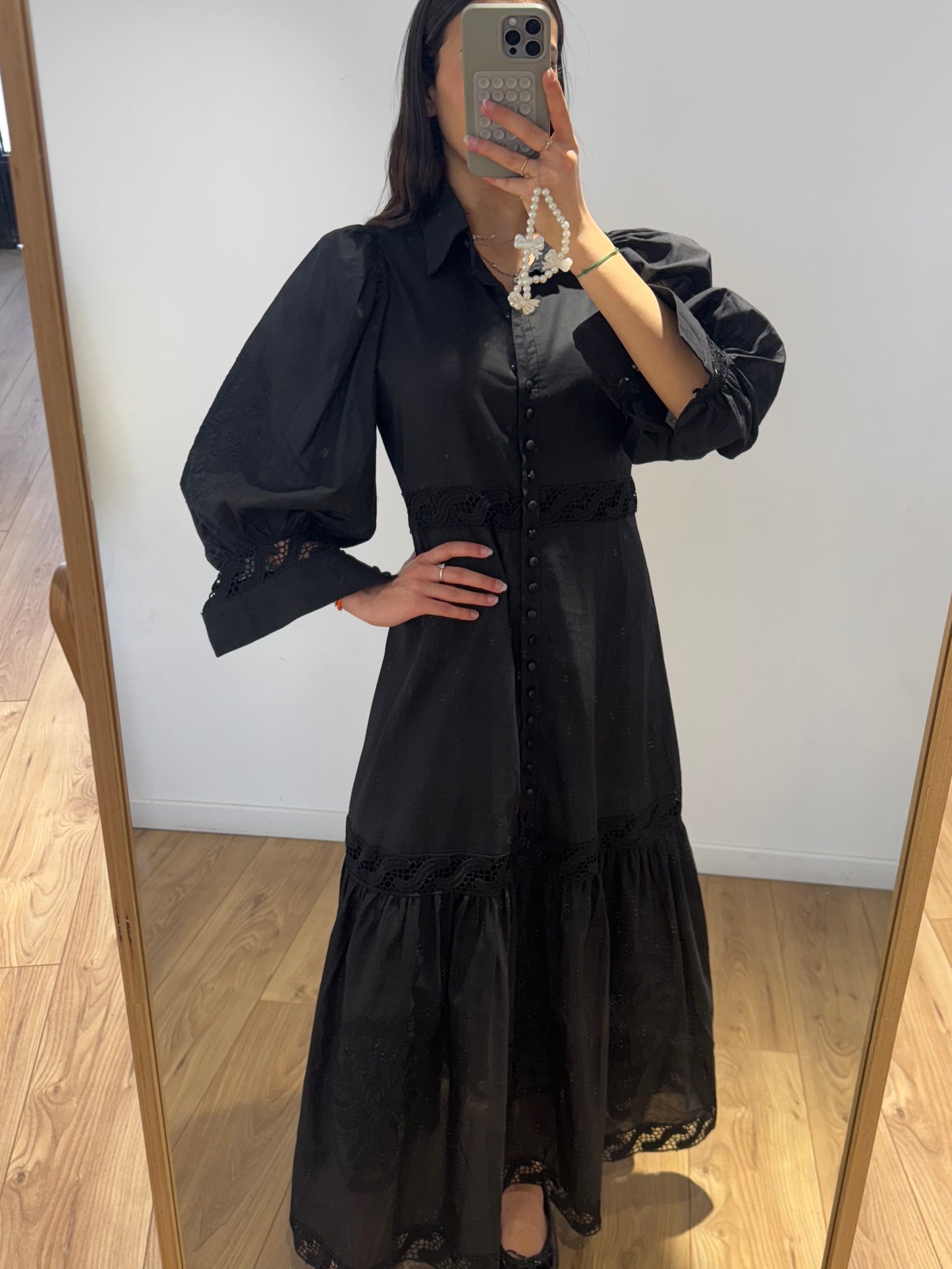 Robe dentelle 100% coton - 2 Coloris
