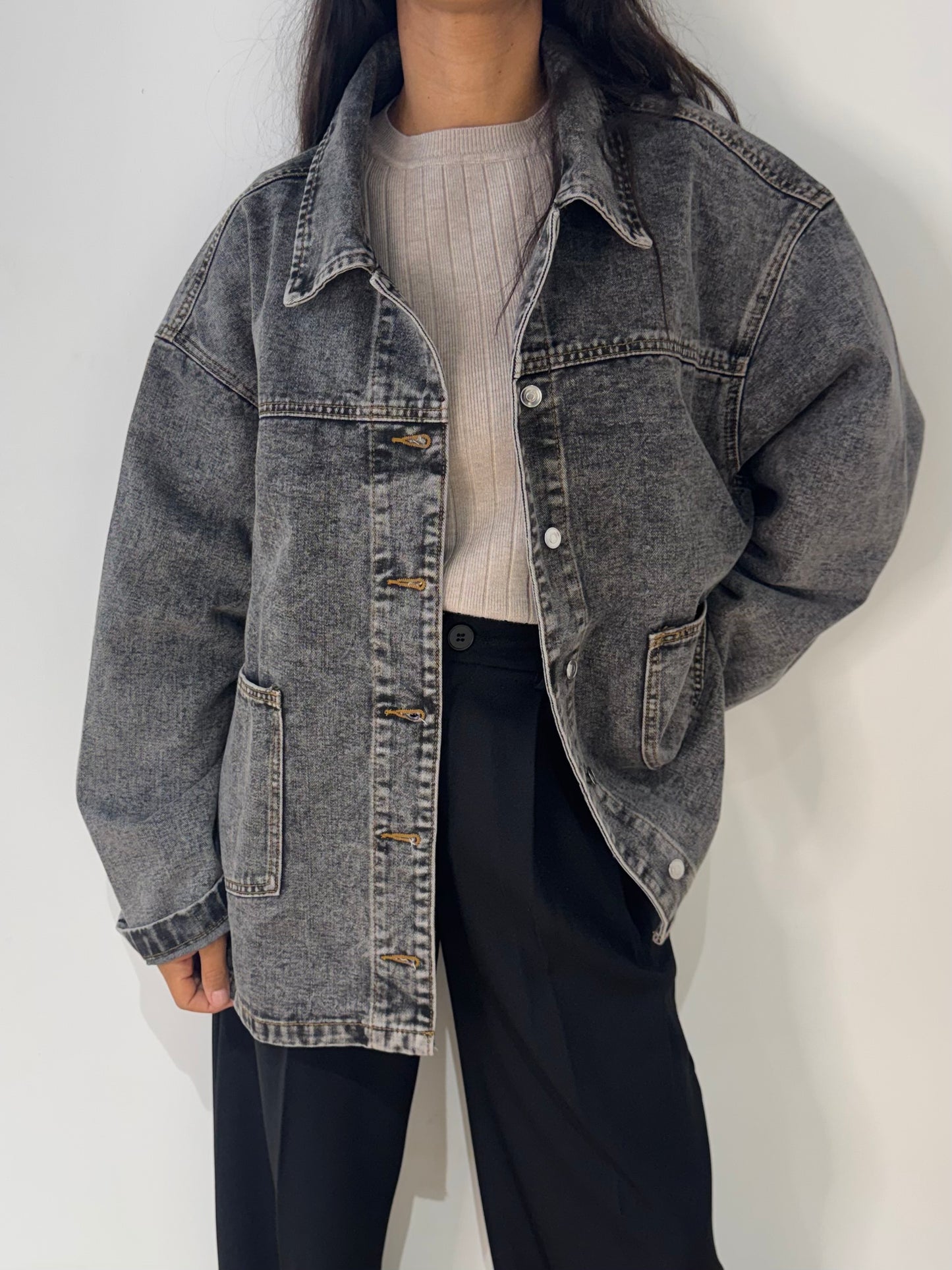 Veste Denim Délavé