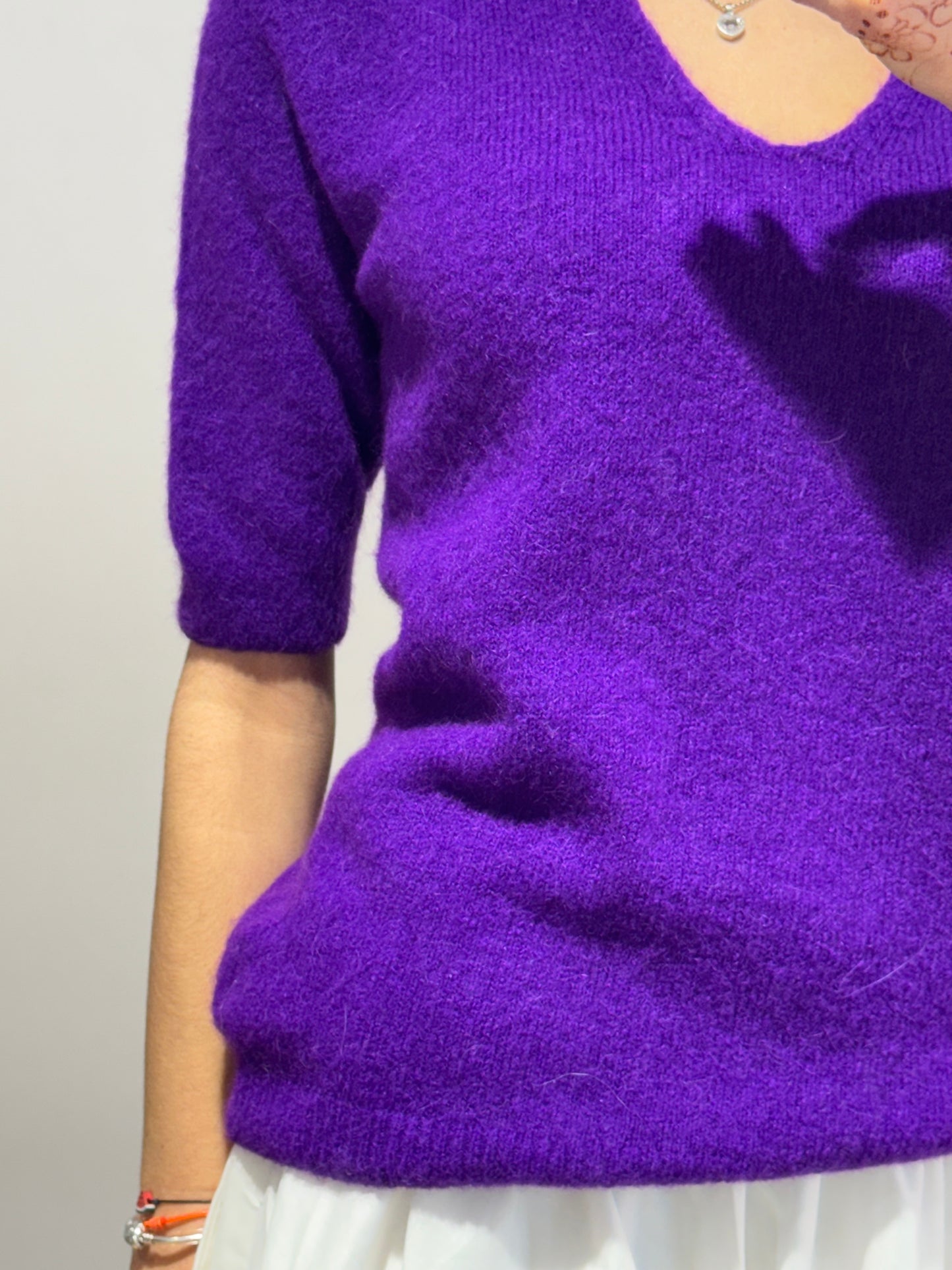 Pull alpaga 3/4 - 7 Coloris