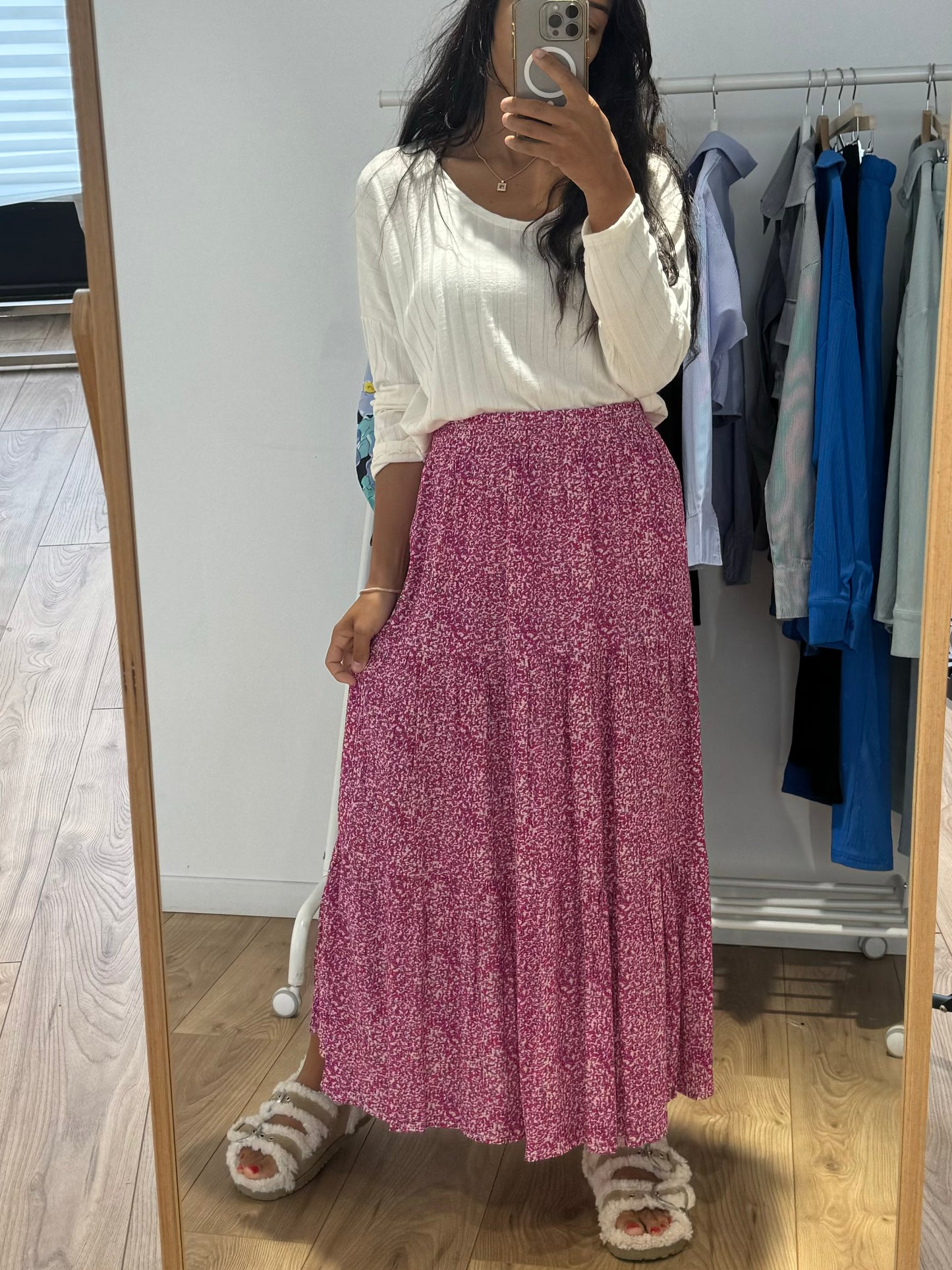 Longue jupe bohem -2 Coloris