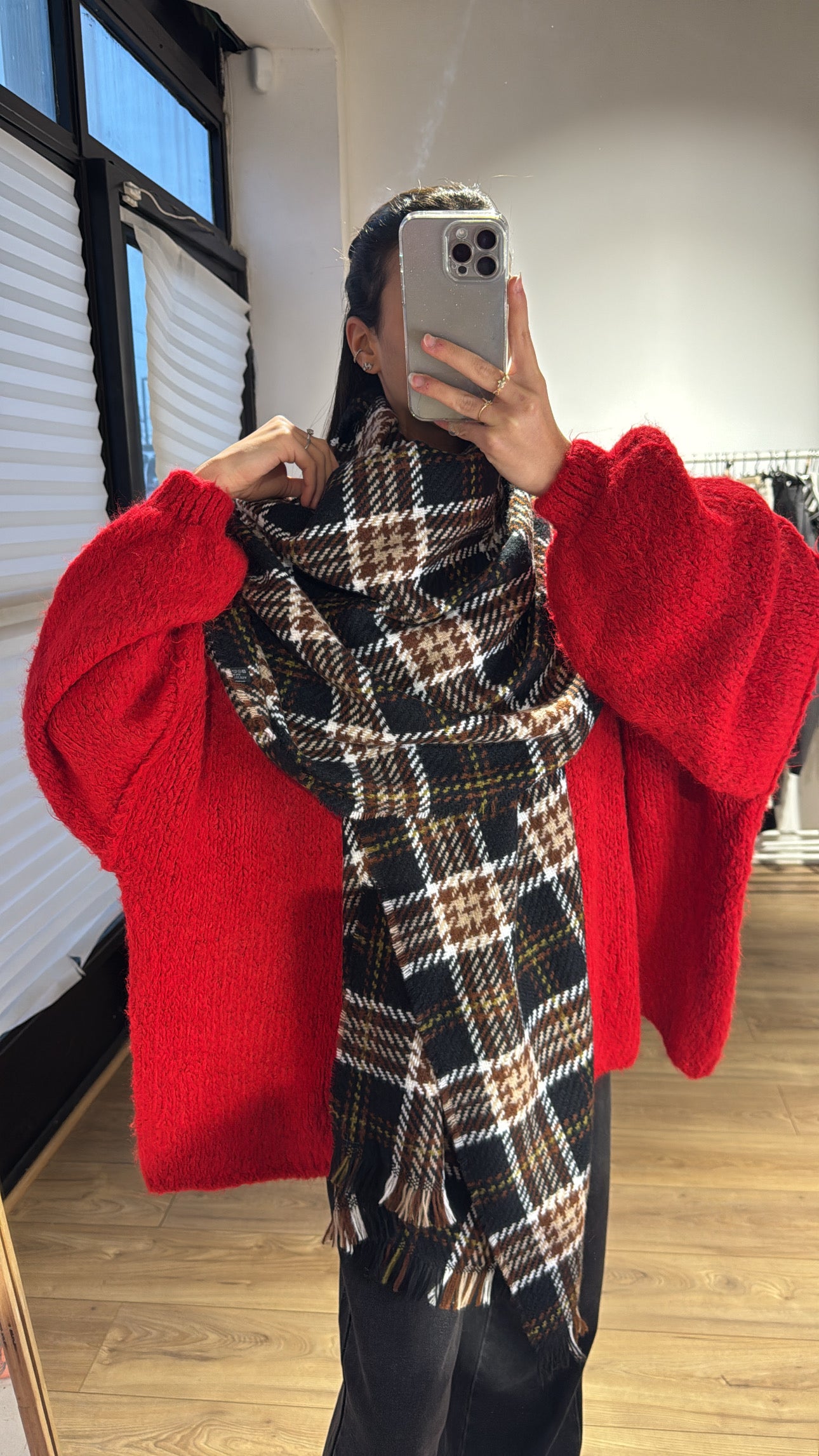 Echarpe XXL multicolore - 2 couleurs