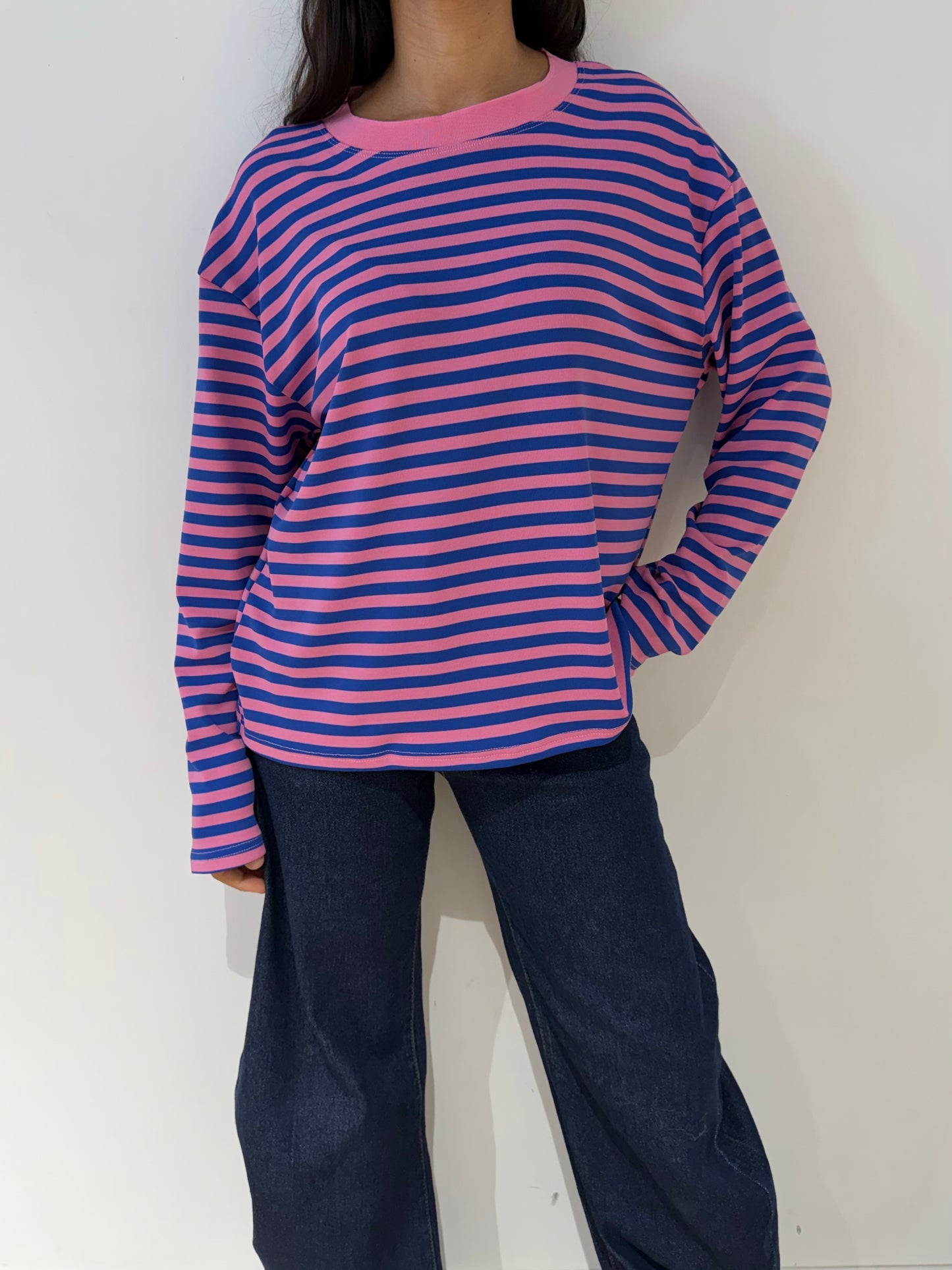 T-shirt marinière manches longues rayé femme style parisien Kata Paris