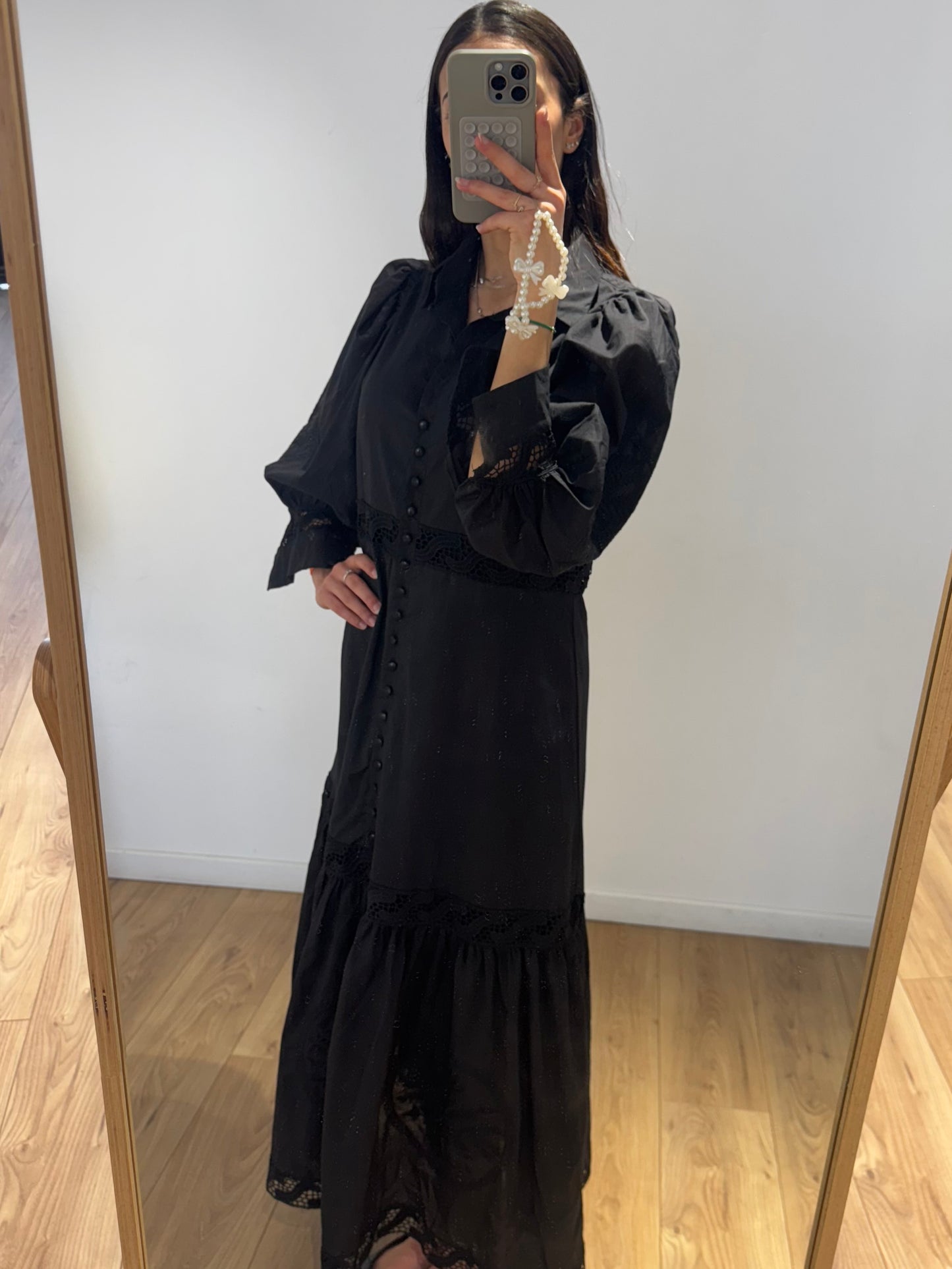 Robe dentelle 100% coton - 2 Coloris