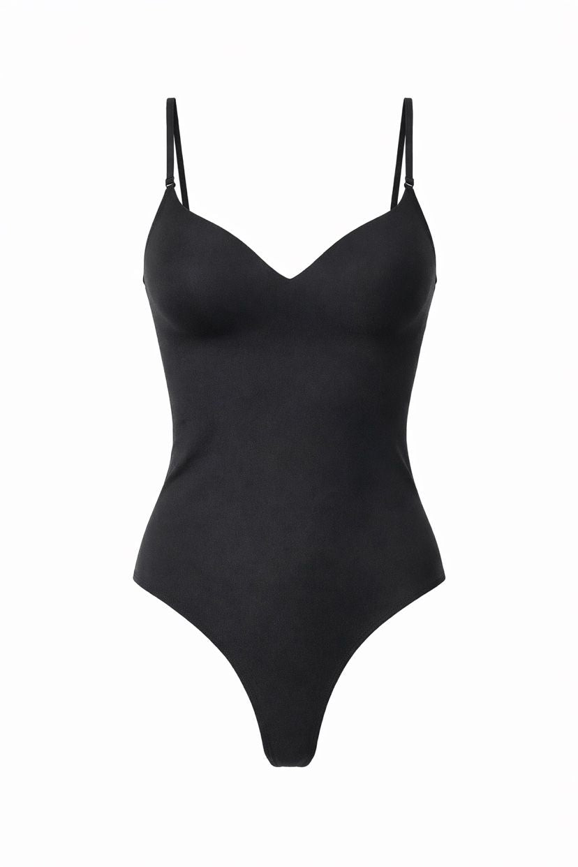 Body gainant à bonnets intégrés – noir – KATA PARIS
