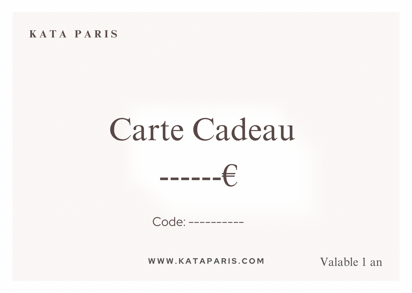 CARTE CADEAU