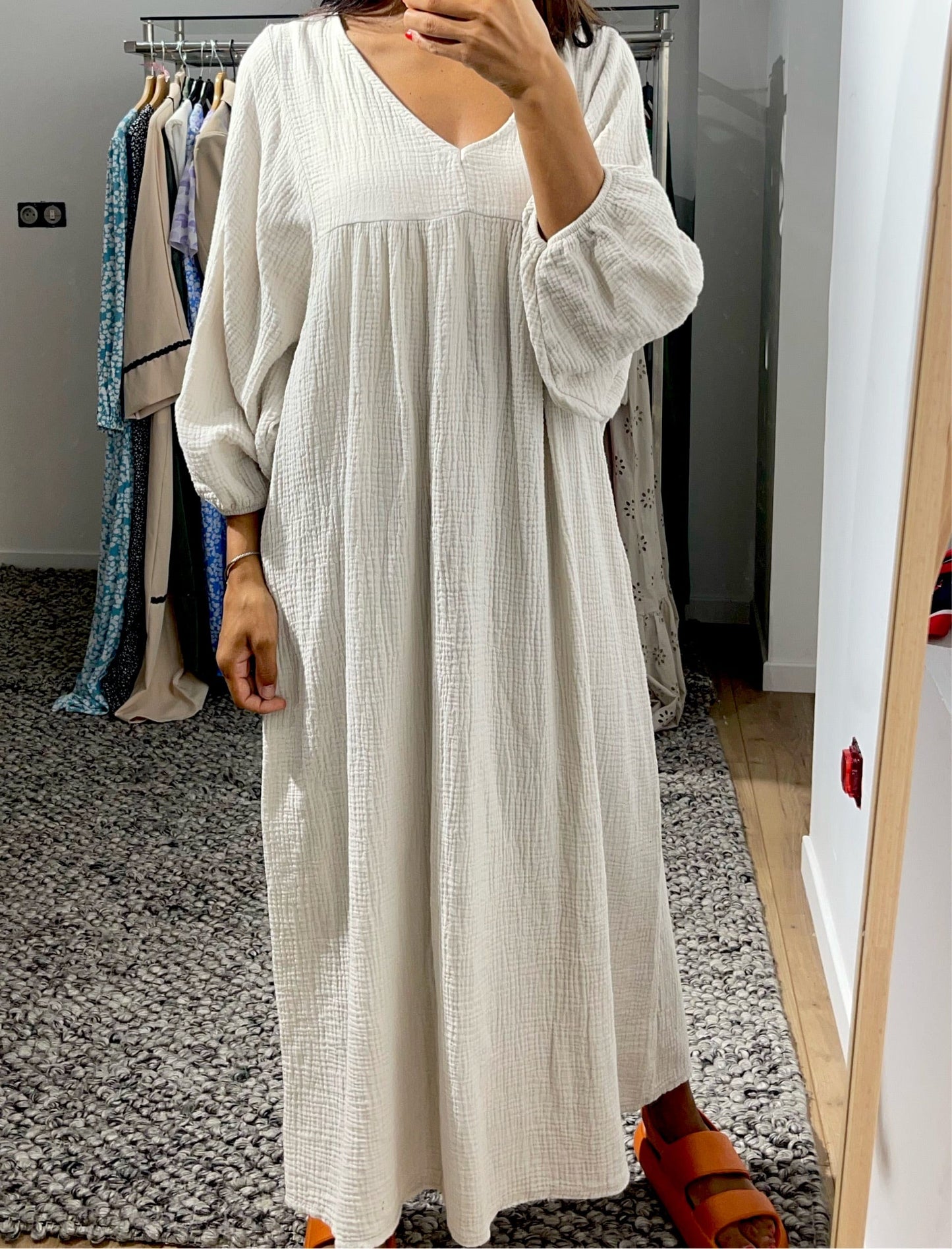 Robe Manouche gaz de coton- 12 coloris-