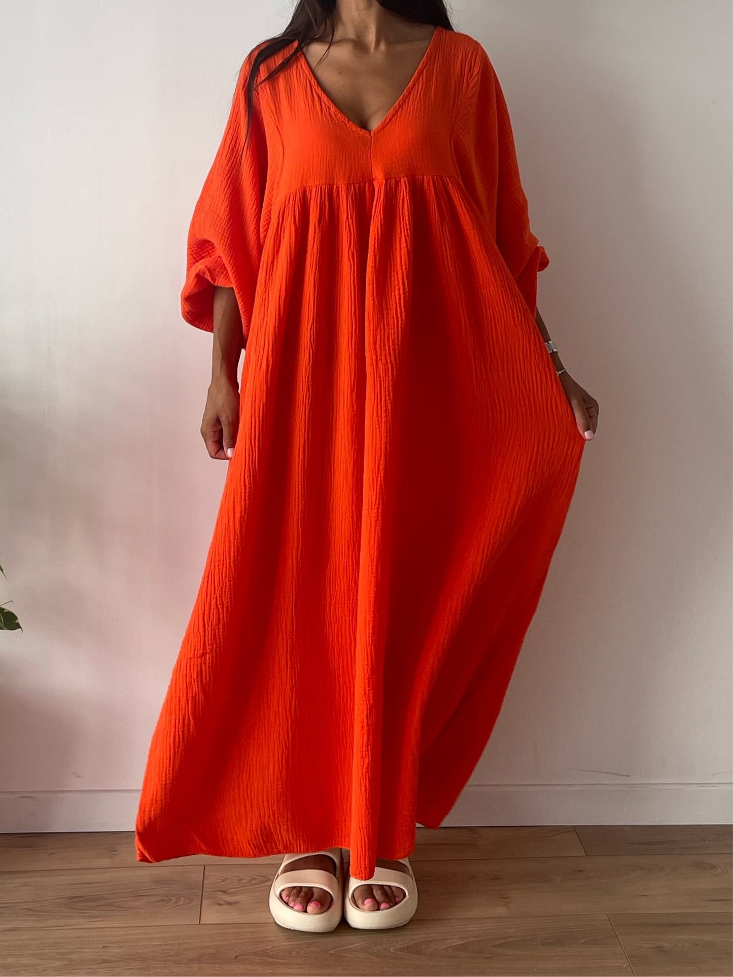 Robe Manouche gaz de coton- 12 coloris-