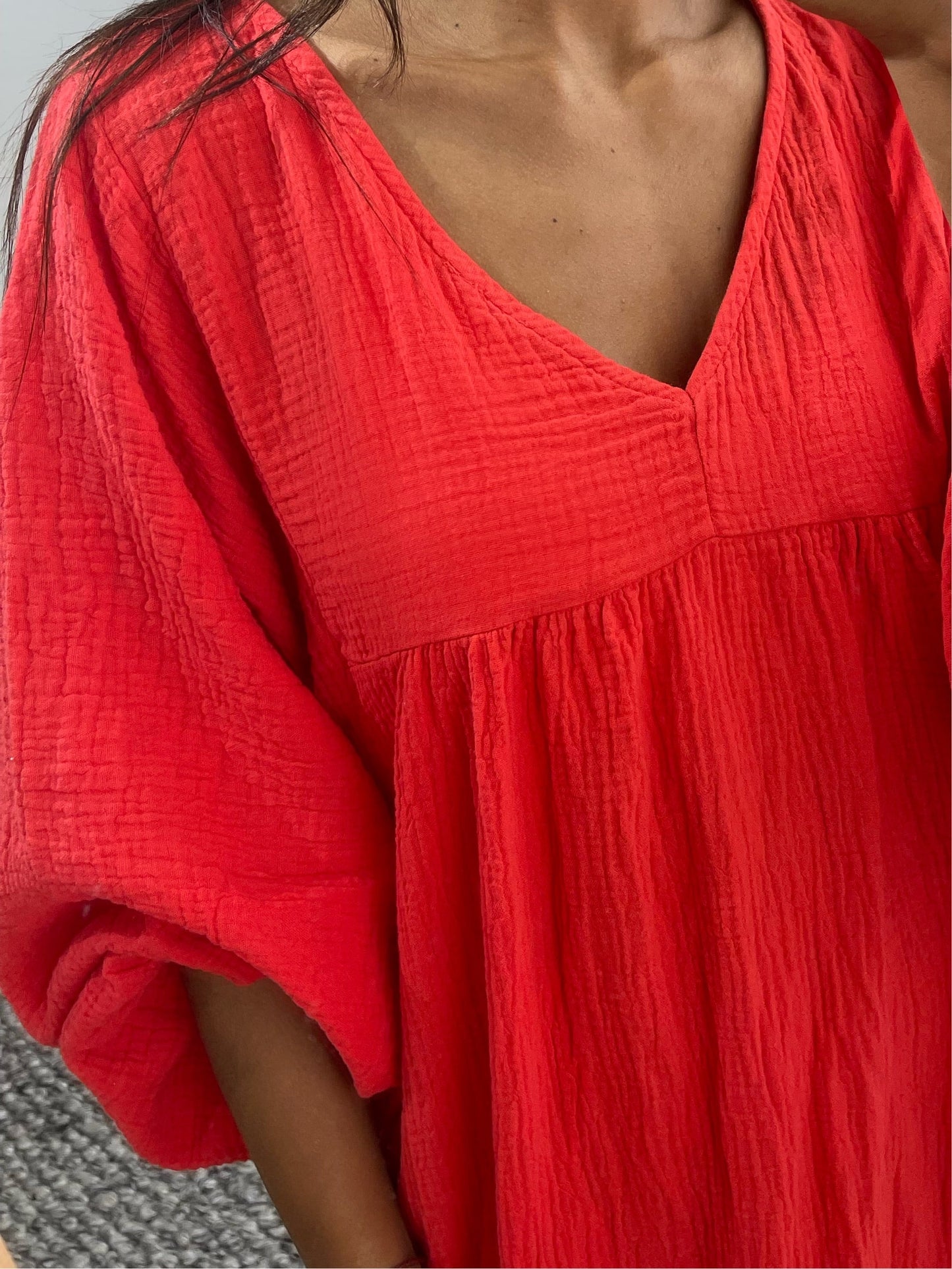 Robe Manouche gaz de coton- 12 coloris-