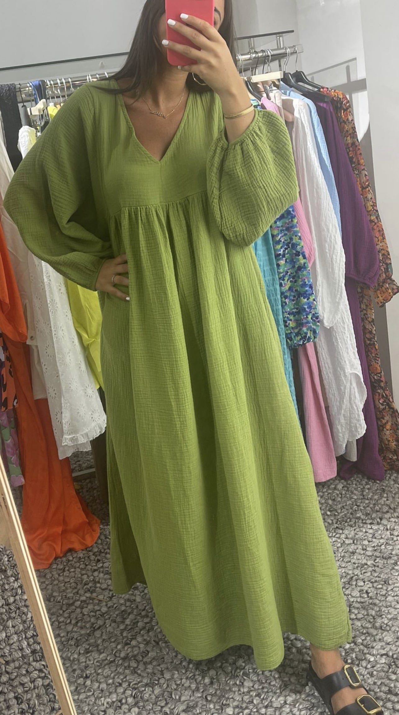 Robe Manouche gaz de coton- 12 coloris-