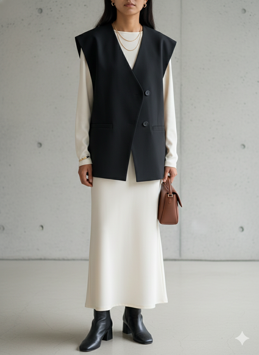 Comment porter la robe longue en hiver : astuces mode