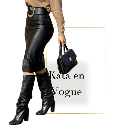 Comment porter la jupe en simili cuir cet automne ? Le guide ultime