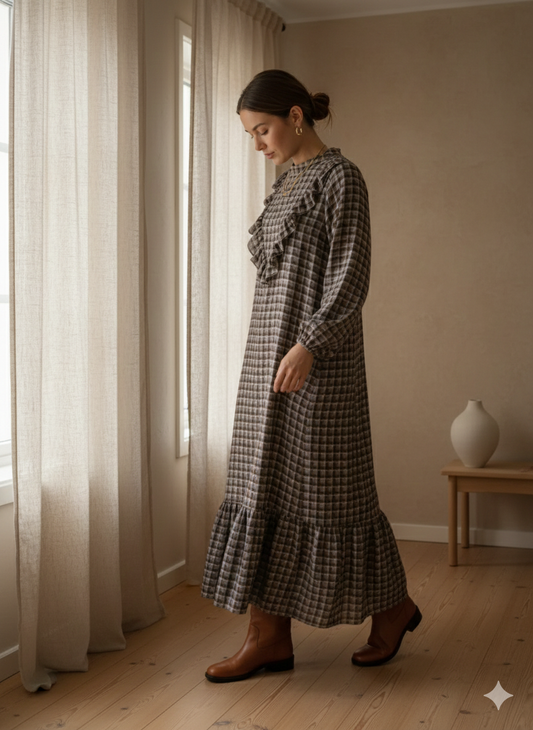 Robes Automne Femme : tendances chic et 6 idées de tenues avec vestes, bottes et accessoires must-have