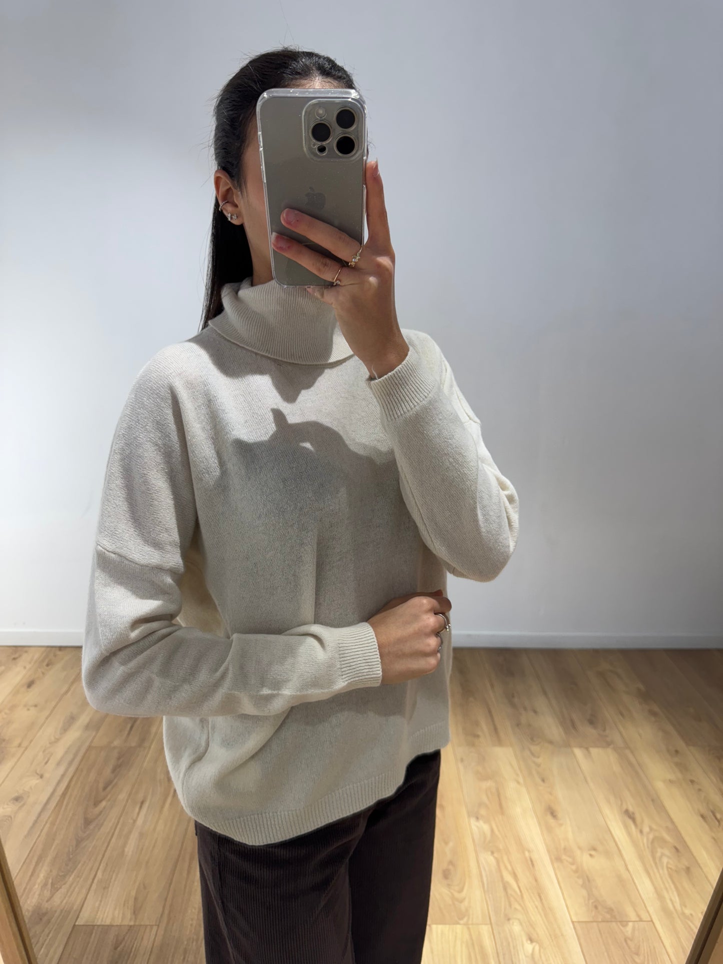 Pull col roulé en Laine et Cachemire - 6 coloris
