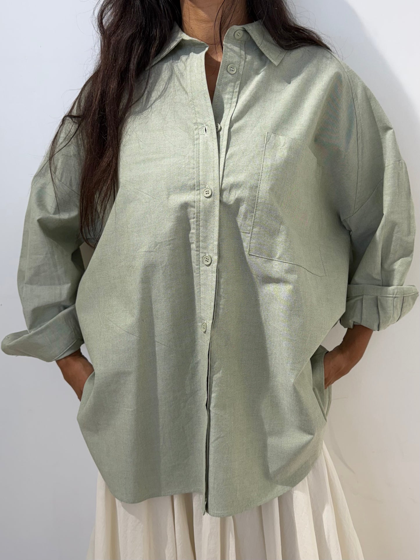 Chemise Oxford longues manches - 3 Coloris