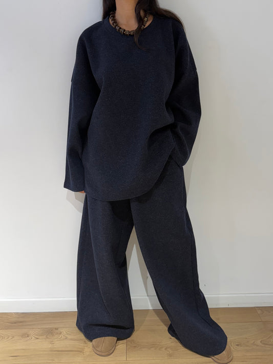 Pantalon chiné - 2 Coloris