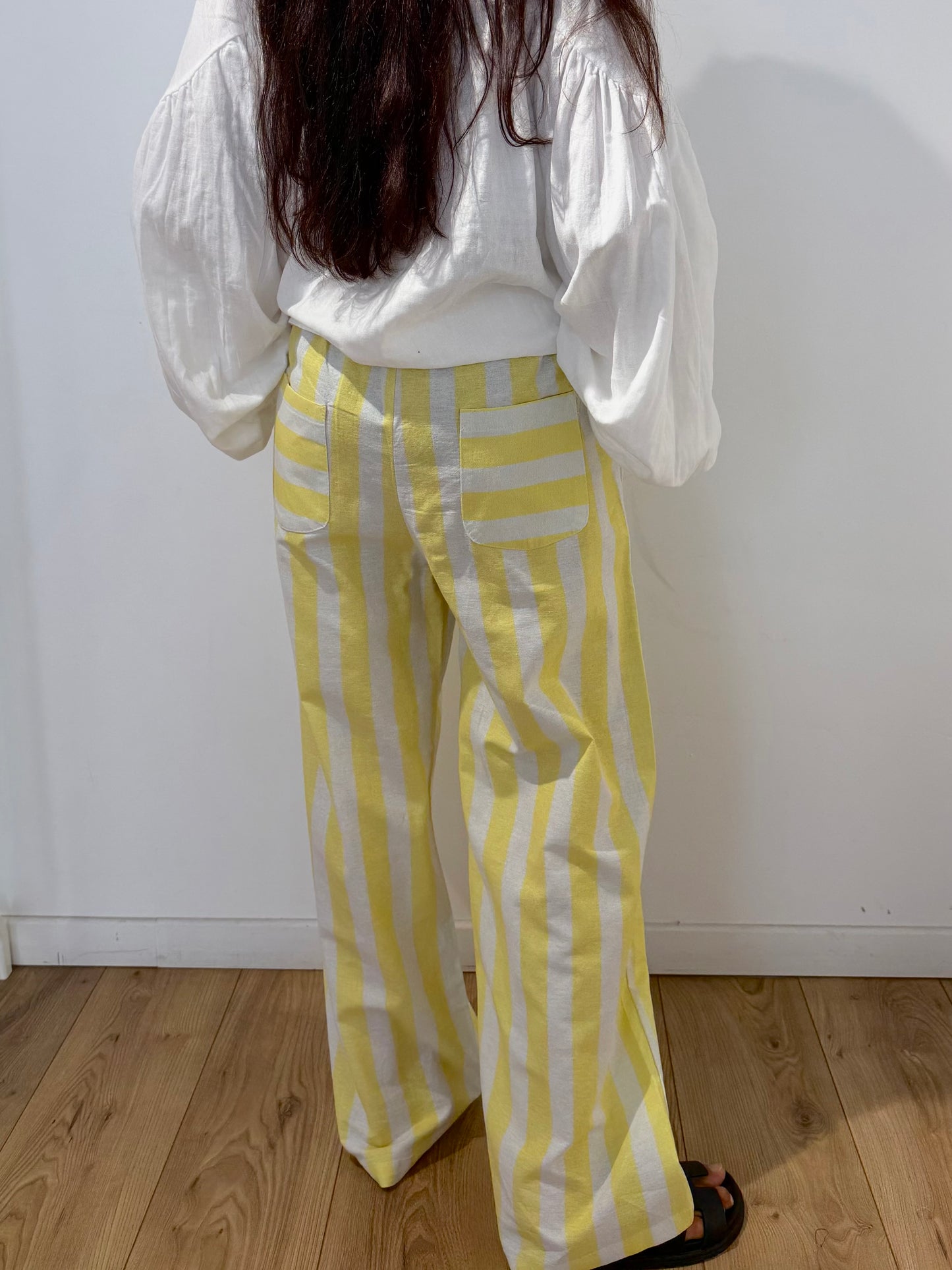 Pantalon à rayures - 2 Coloris