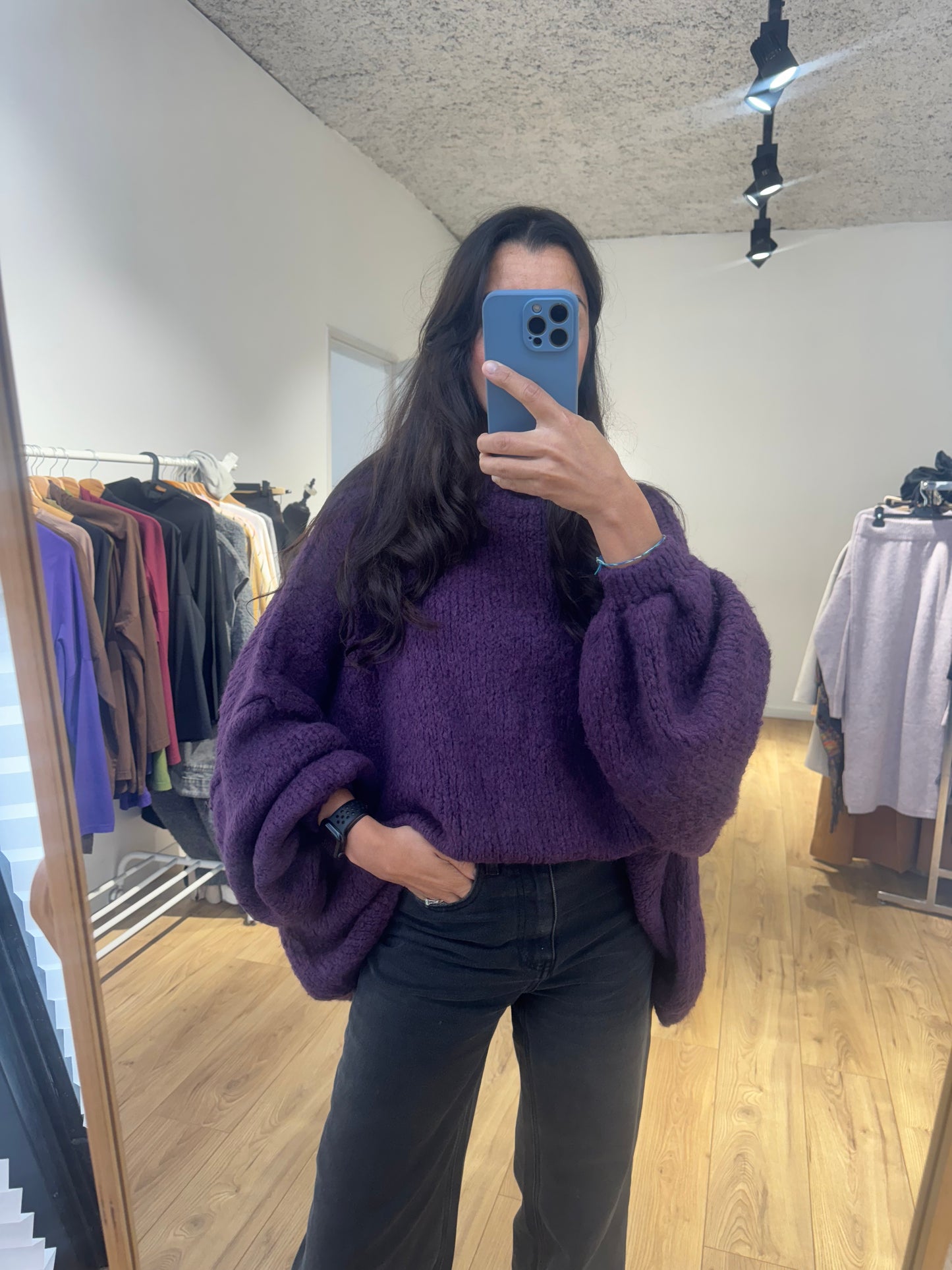 Pull oversize laine et mohair -6 coloris