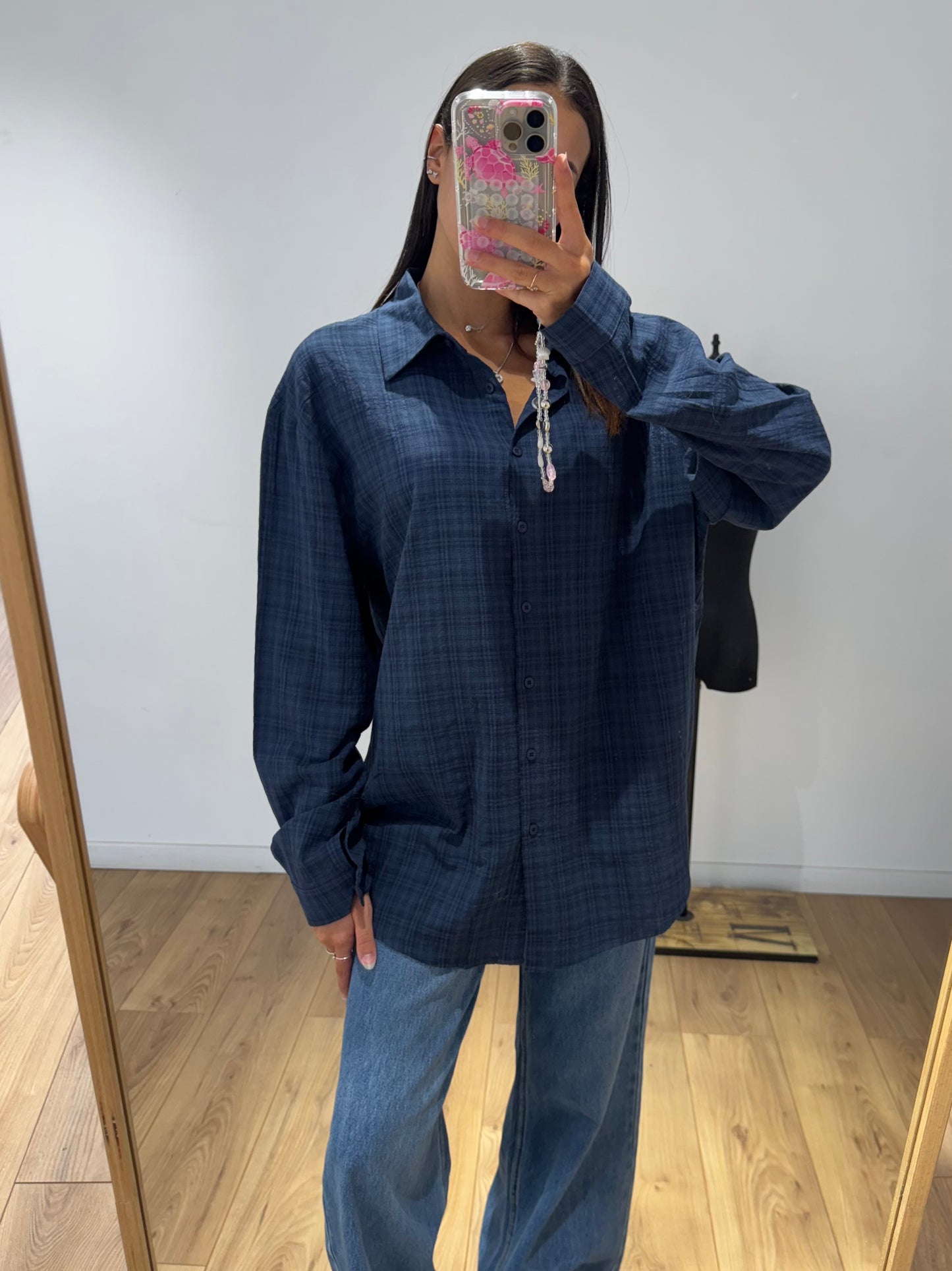 Chemise à carreaux en 100% Coton