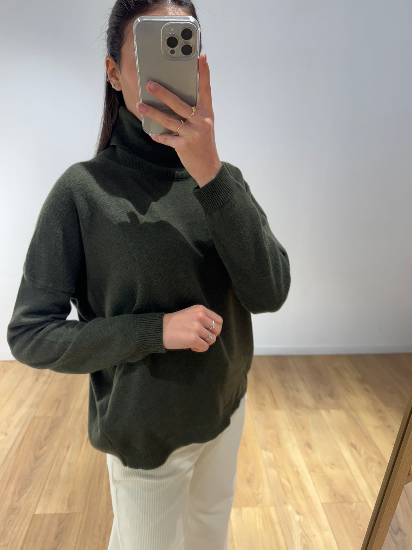 Pull col roulé en Laine et Cachemire - 6 coloris