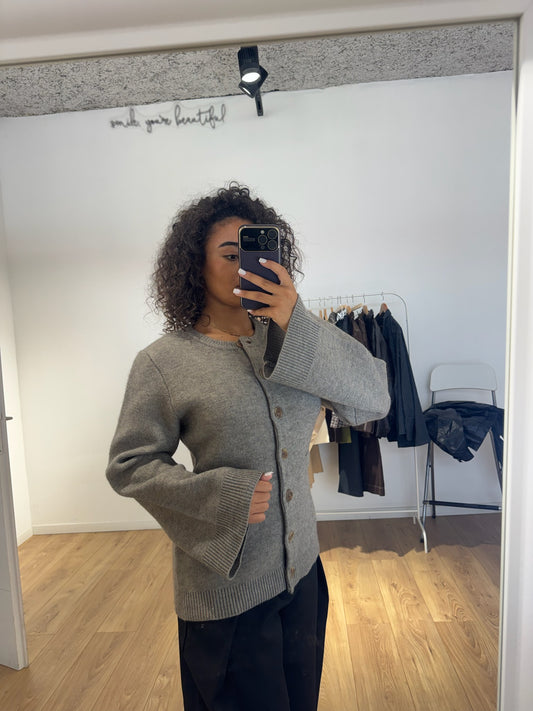 Cardigan Côtelé Cintré Femme - 4 Coloris | Kata Paris