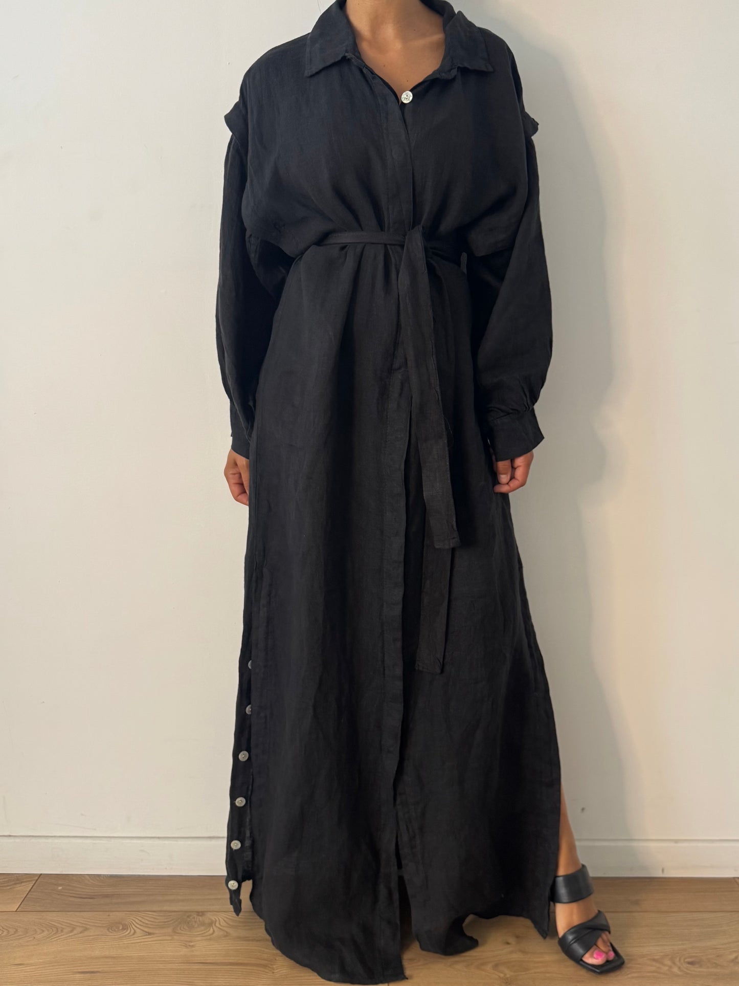 Robe kimono 100% Lin - 5 Coloris
