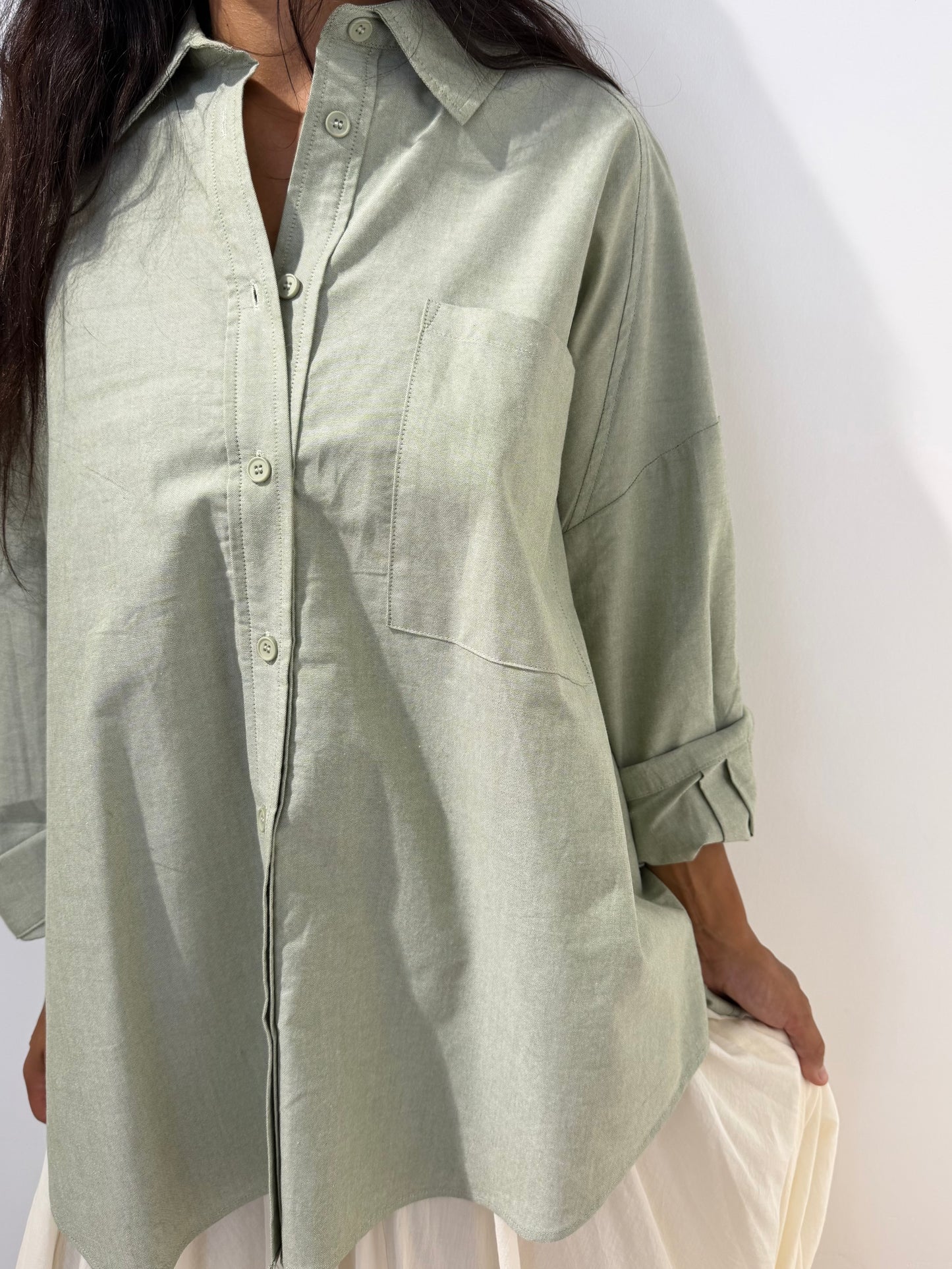 Chemise Oxford longues manches - 3 Coloris