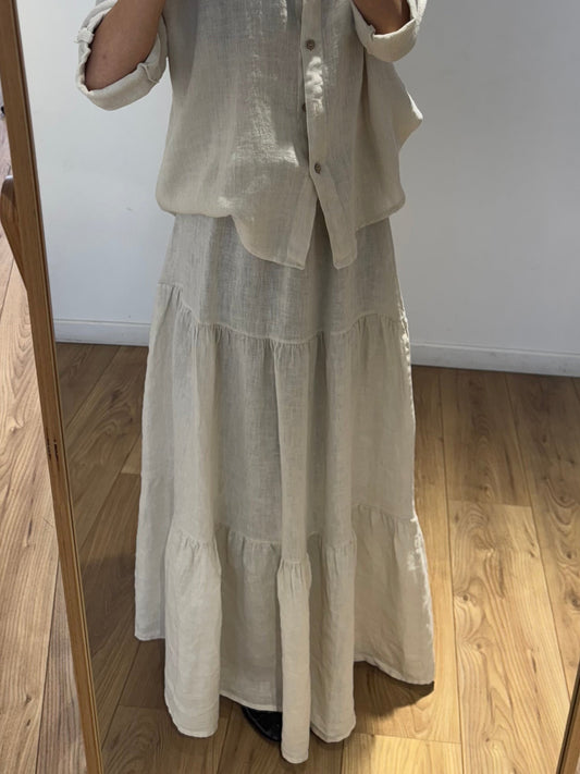 Chemise 100% Lin - 5 Coloris