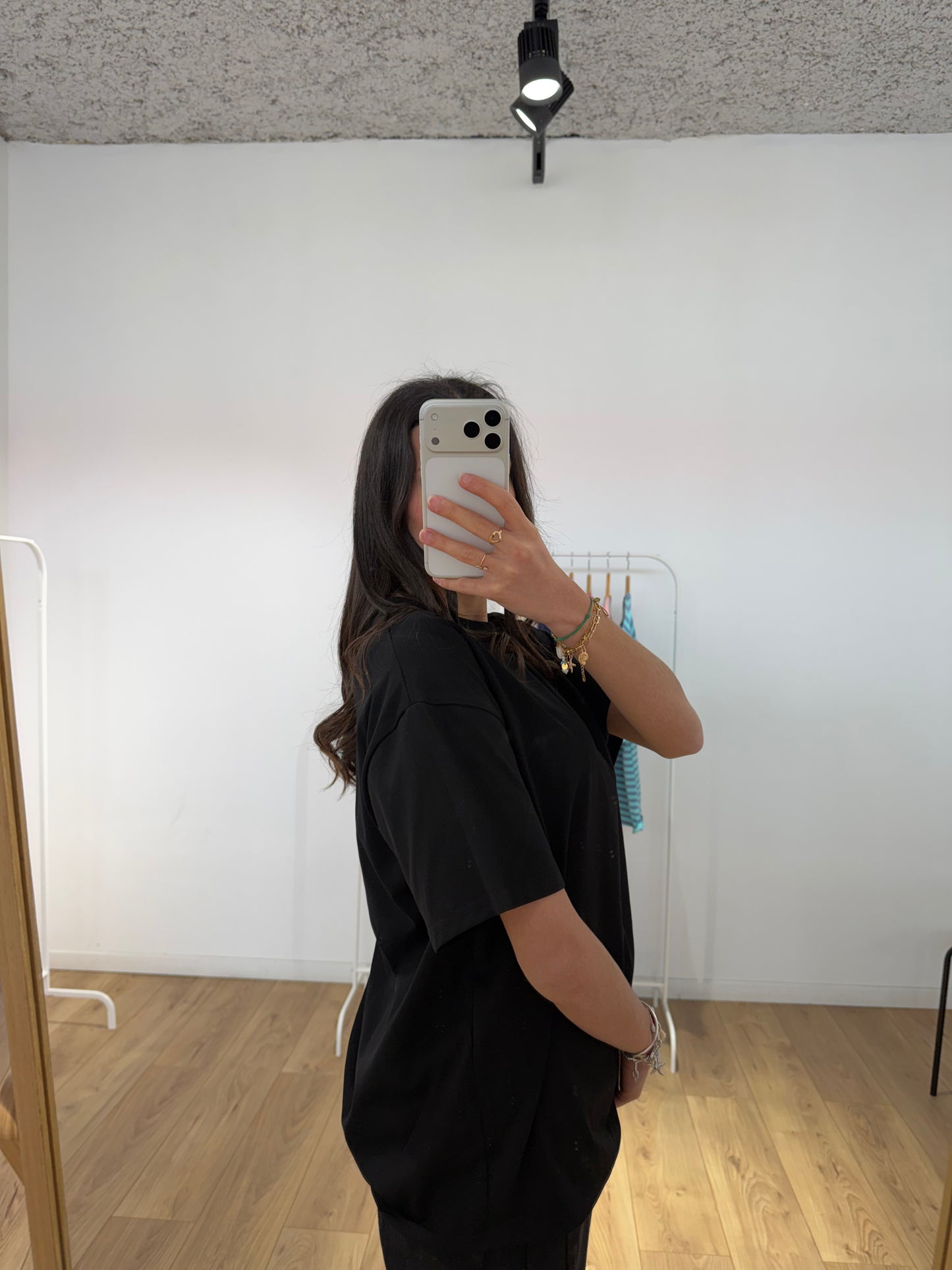 T-shirt Coupe Oversize – Col Rond & Manches Courtes