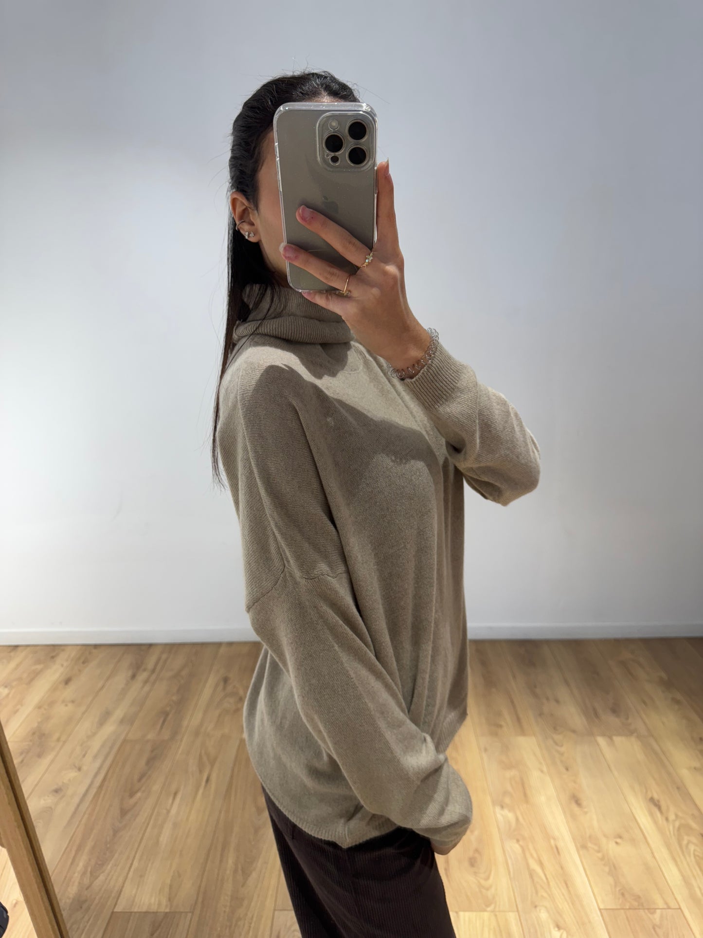 Pull col roulé en Laine et Cachemire - 6 coloris