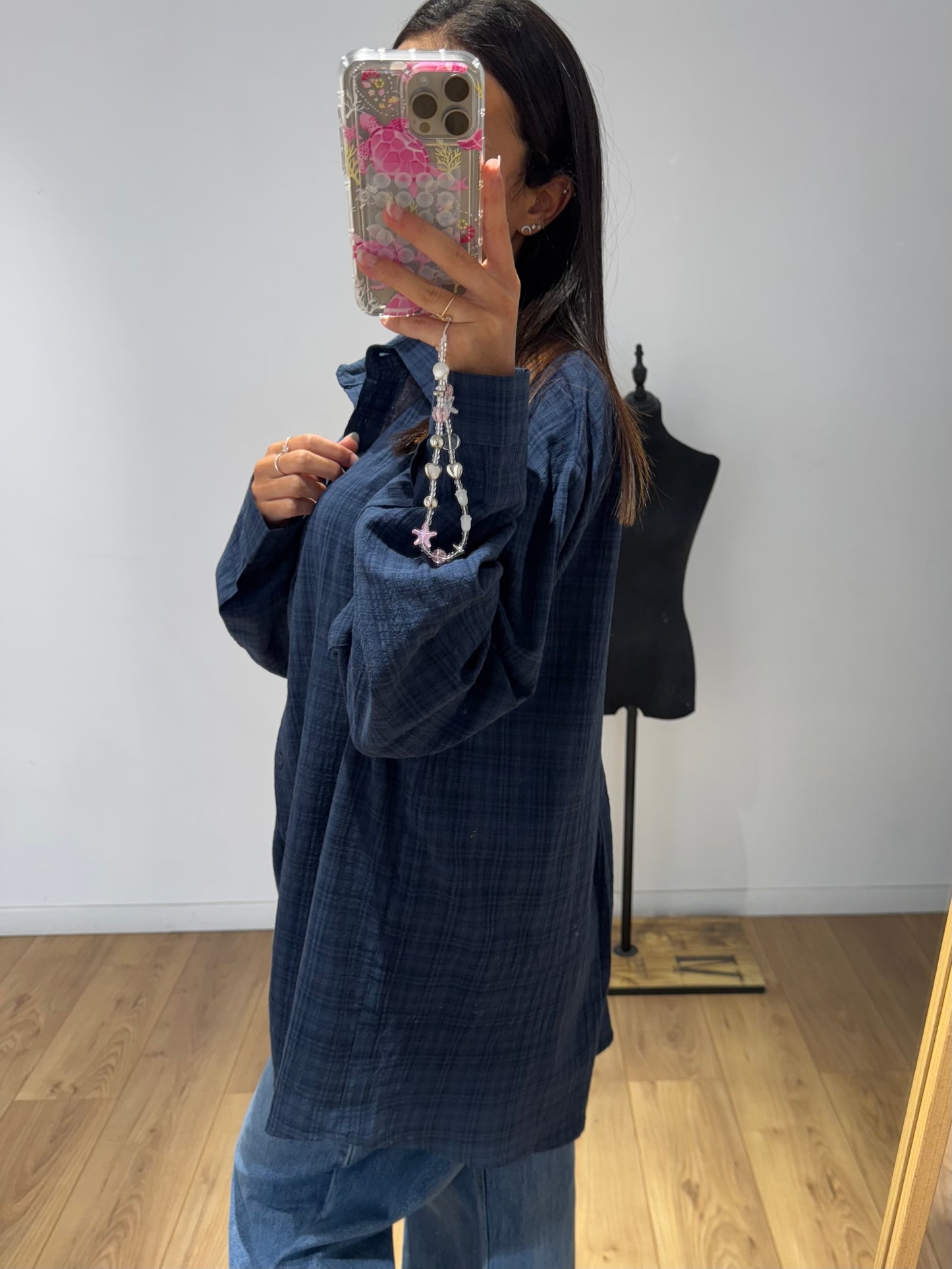 Chemise à carreaux en 100% Coton