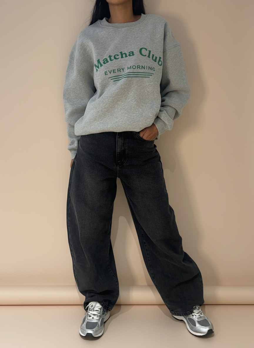 Jean Barrel Noir Délavé