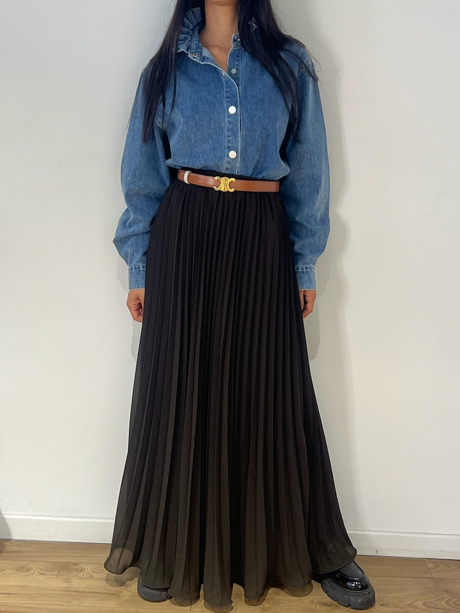 Jupe plissé bohème