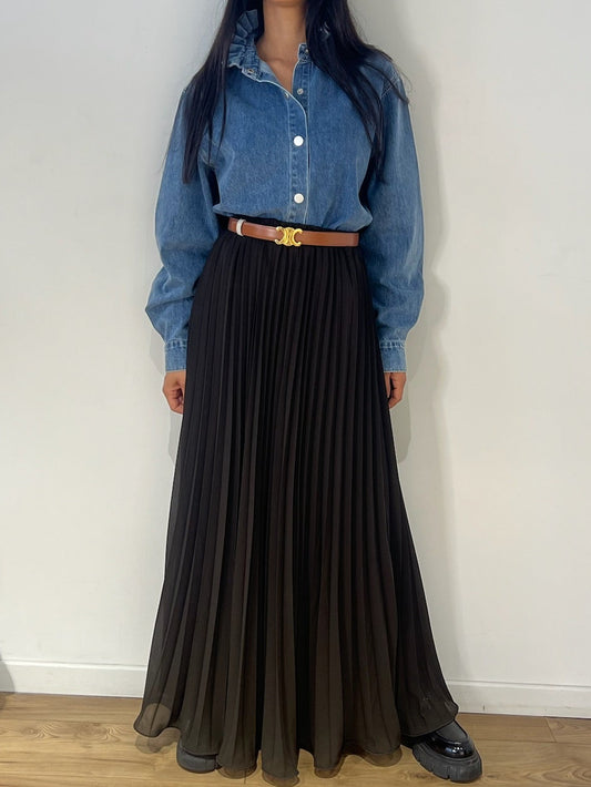 Jupe plissé bohème