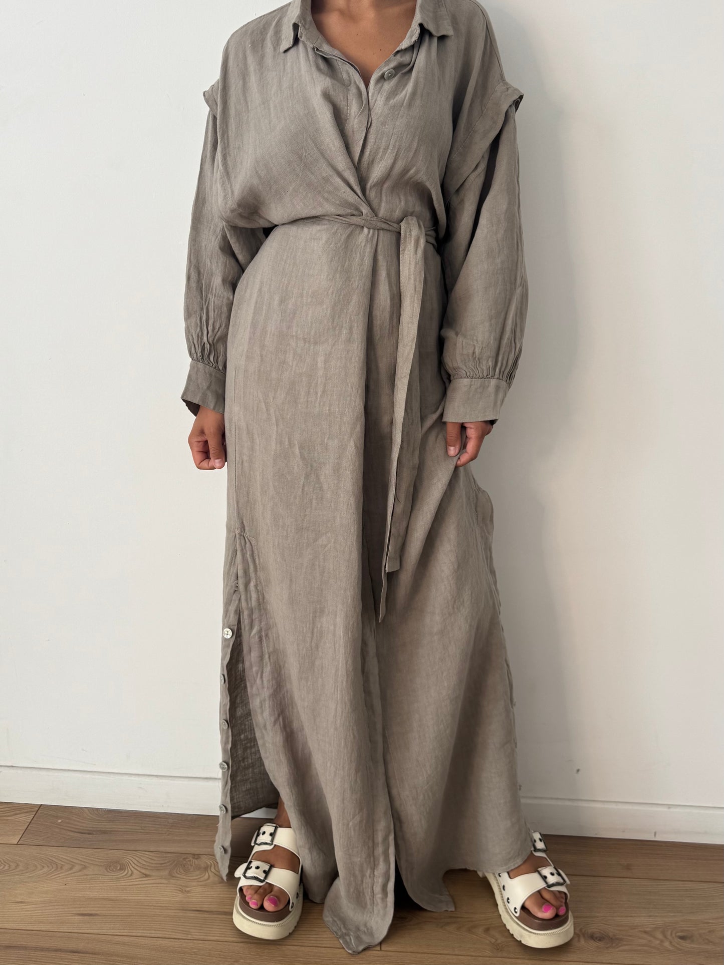 Robe kimono 100% Lin - 5 Coloris