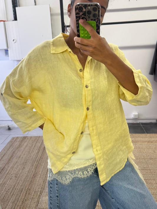 Chemise 100% Lin - 5 Coloris